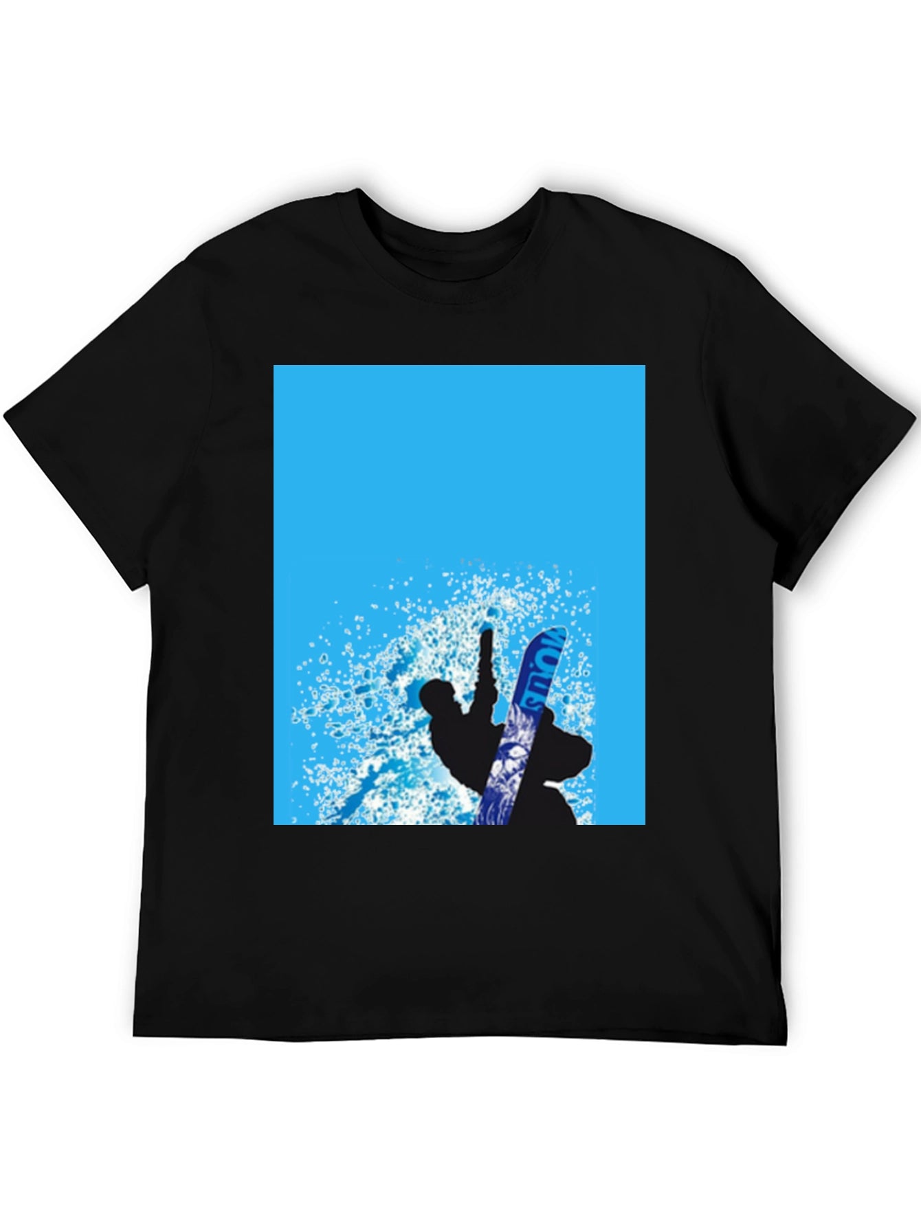 Snowboarding Silhouette Graphic Tee
