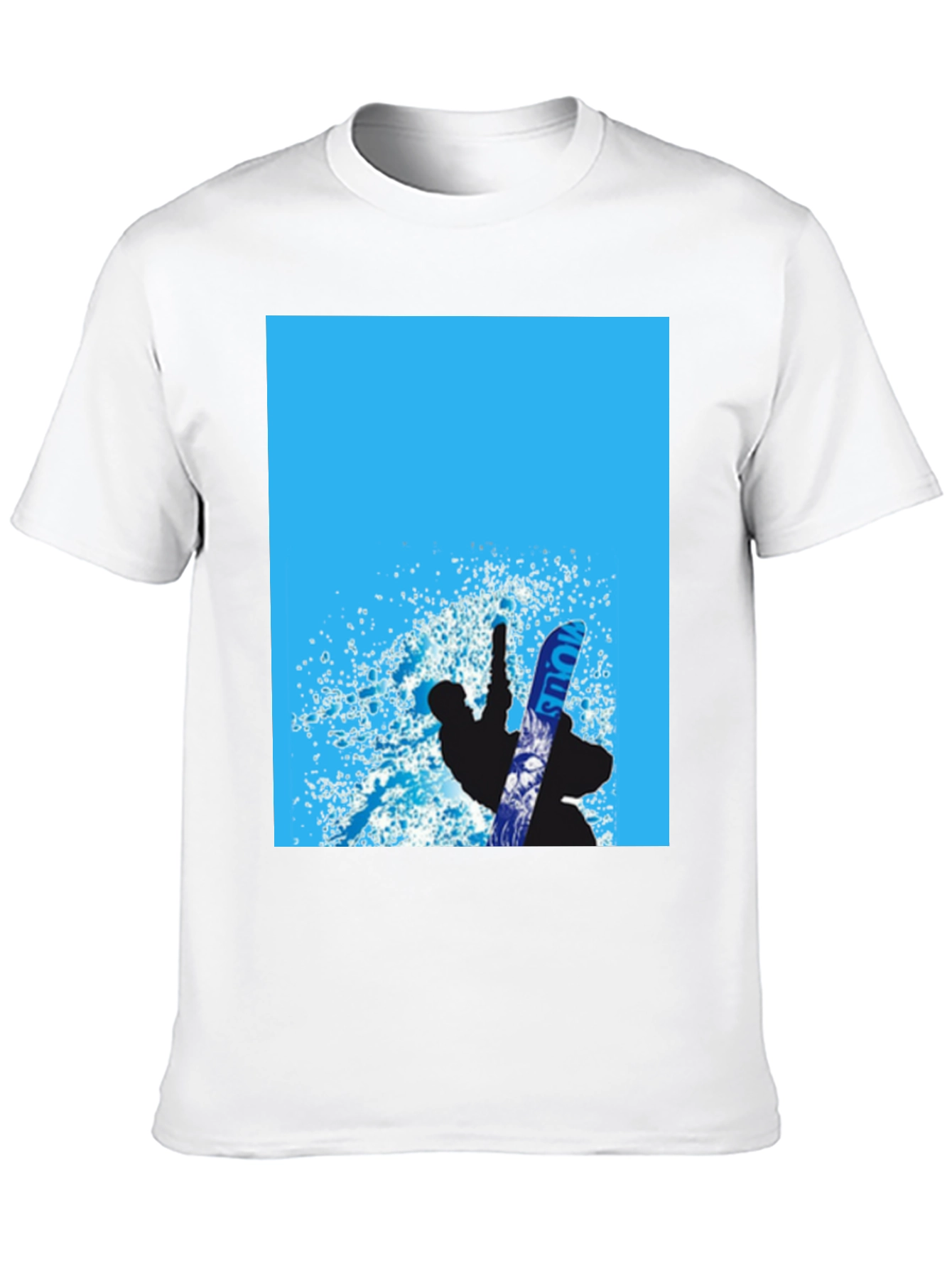 Snowboarding Silhouette Graphic Tee