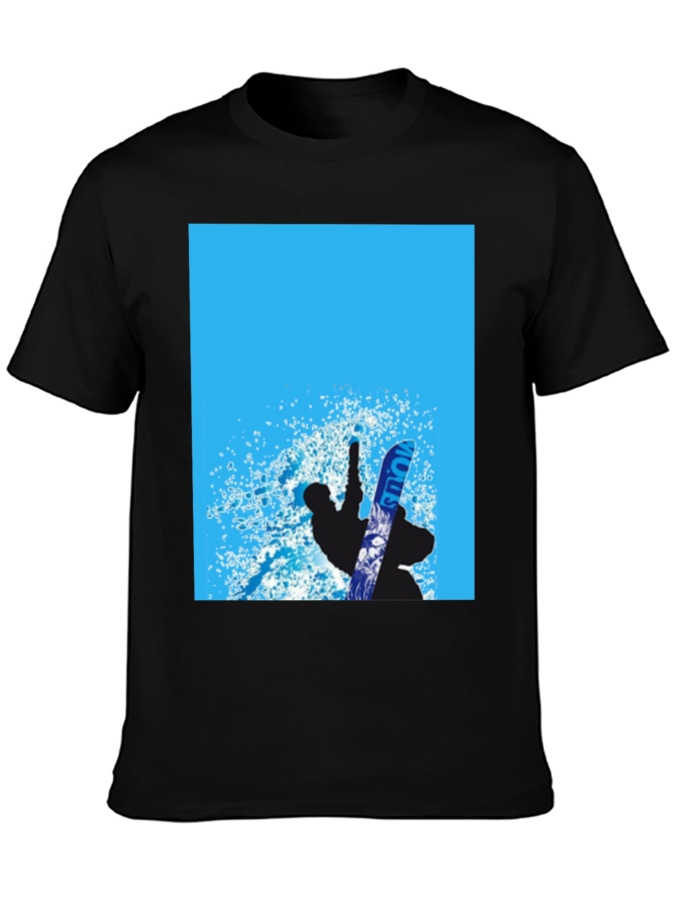 Snowboarding Silhouette Graphic Tee