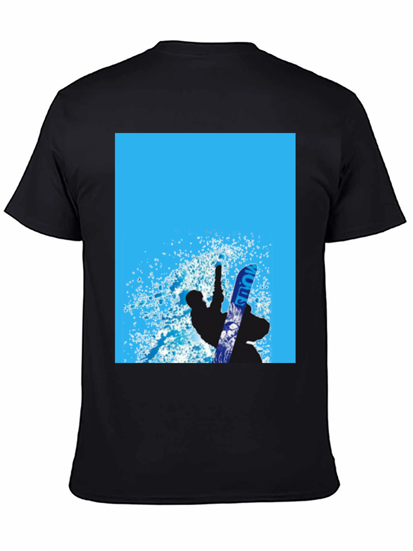 Snowboarding Silhouette Graphic Tee