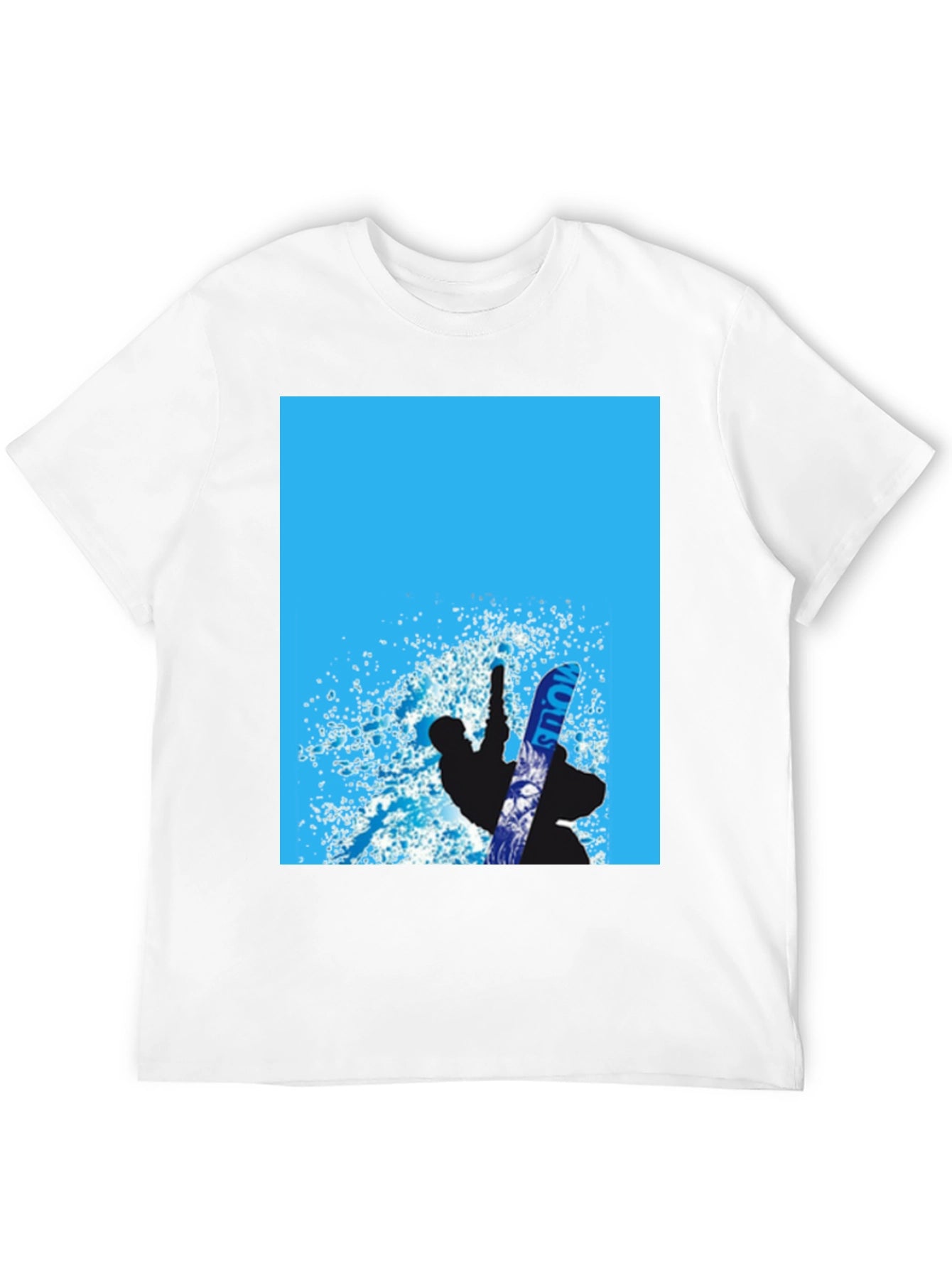 Snowboarding Silhouette Graphic Tee