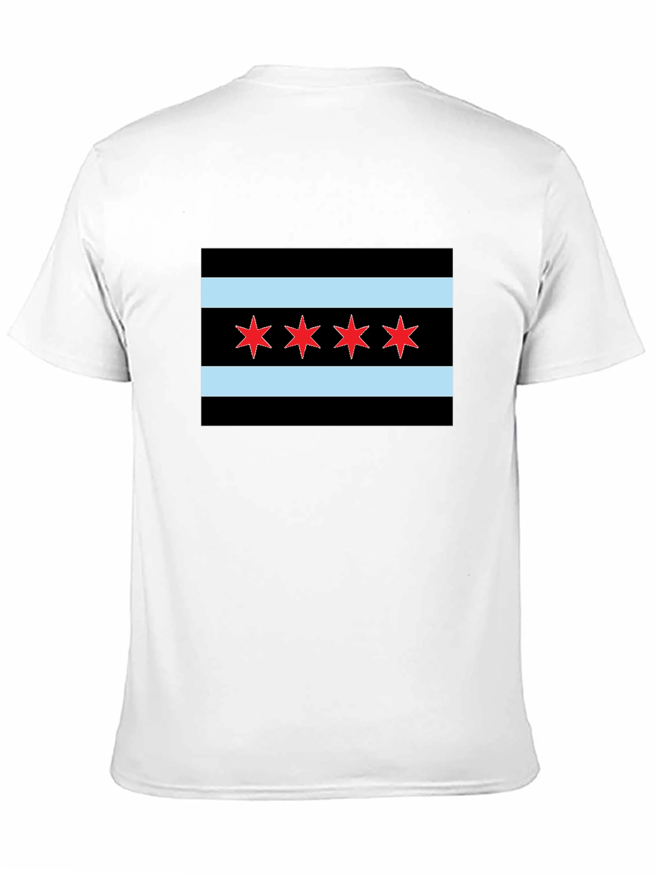 Chicago Flag Graphic Tee - Classic Style
