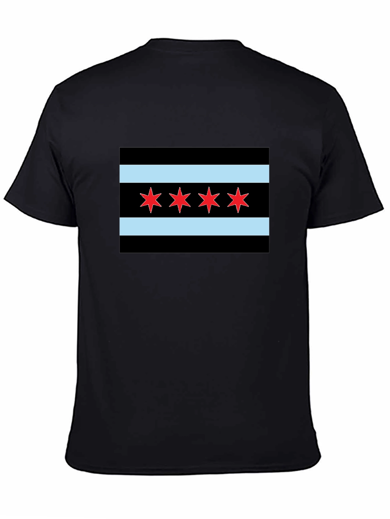 Chicago Flag Graphic Tee - Classic Style