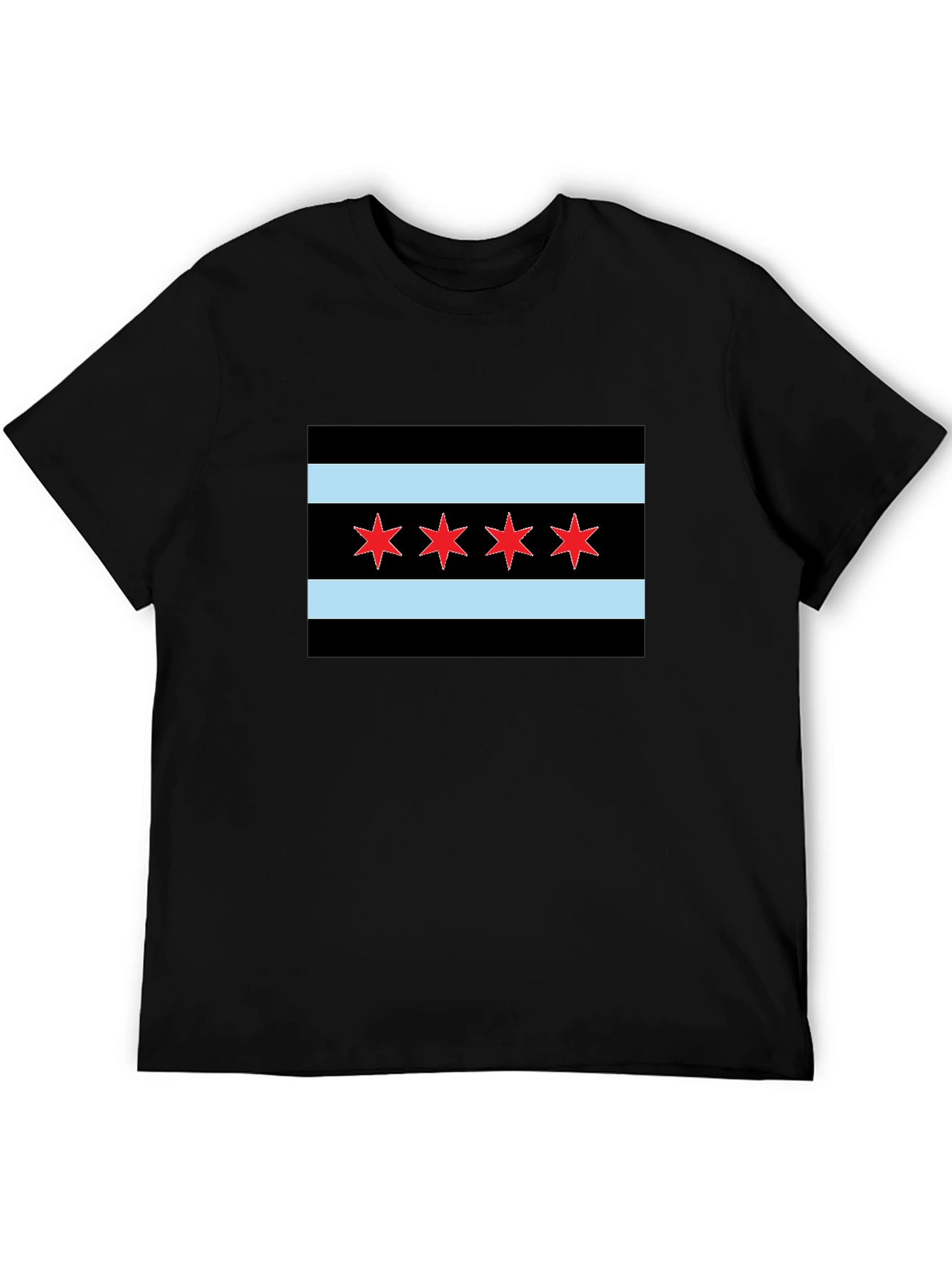 Chicago Flag Graphic Tee - Classic Style