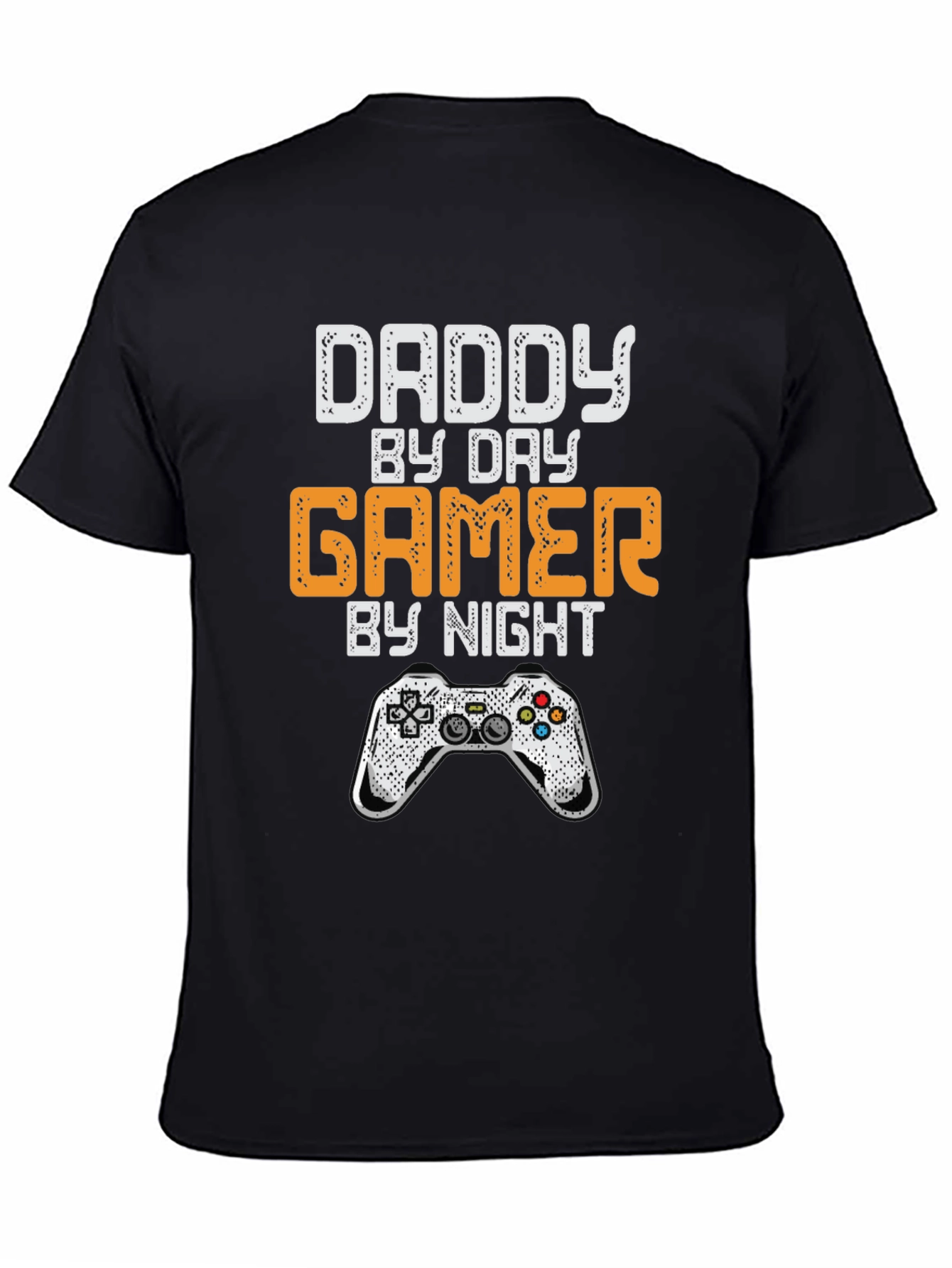 Daddy by Day Gamer by Night Graphic T-Shirt
