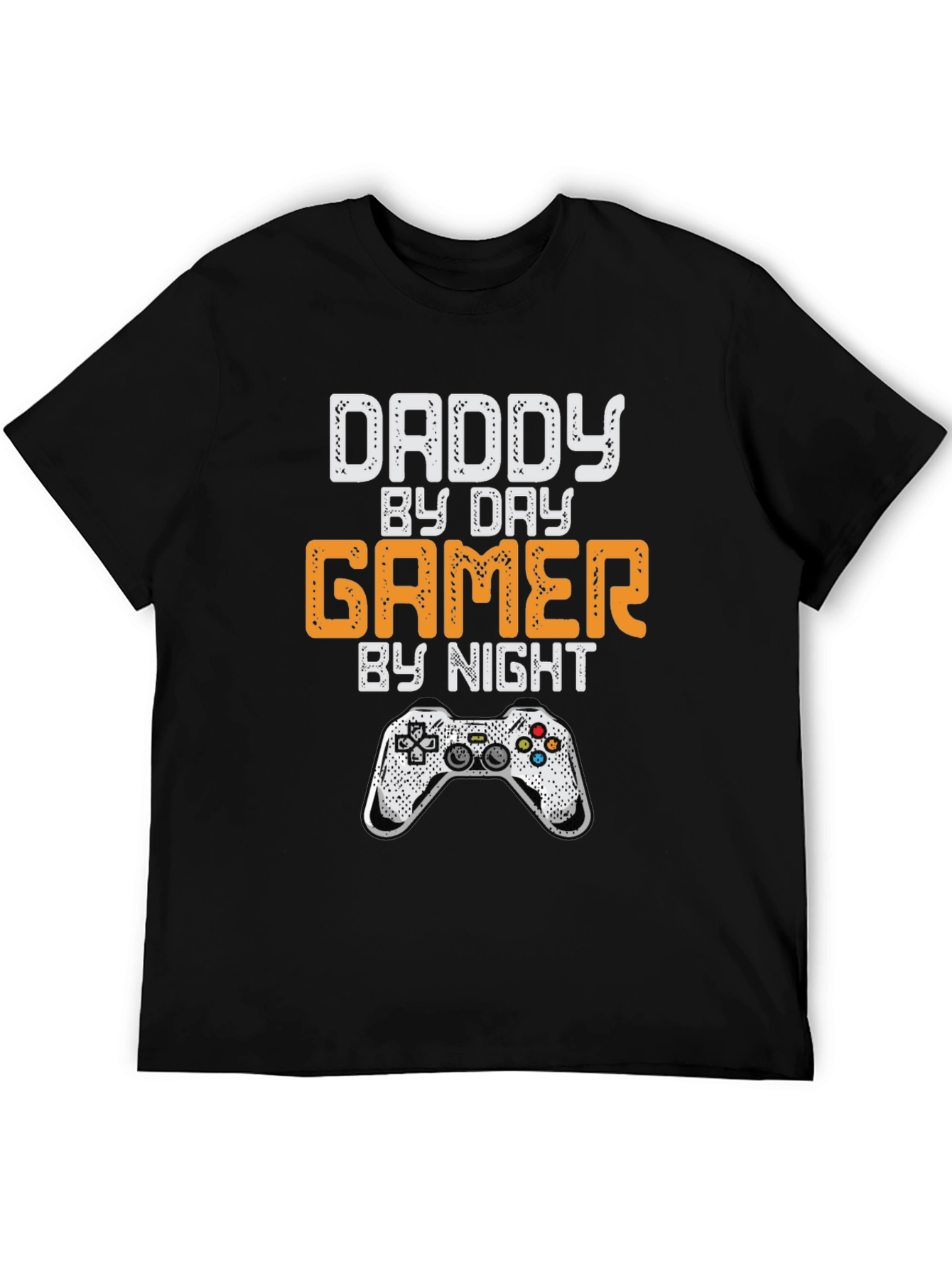 Daddy by Day Gamer by Night Graphic T-Shirt