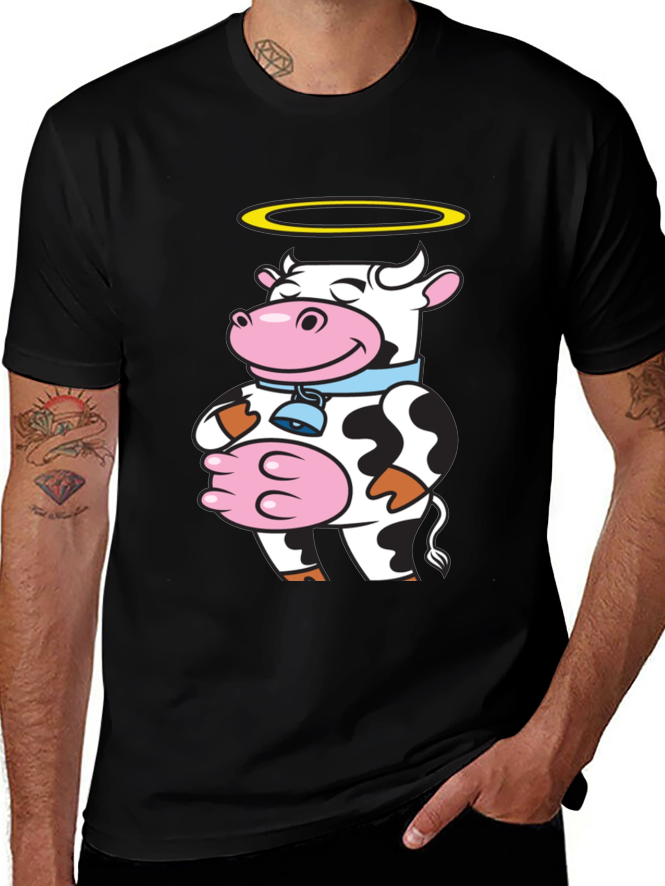 Holy Cow Graphic Tee - Unique Novelty Shirt