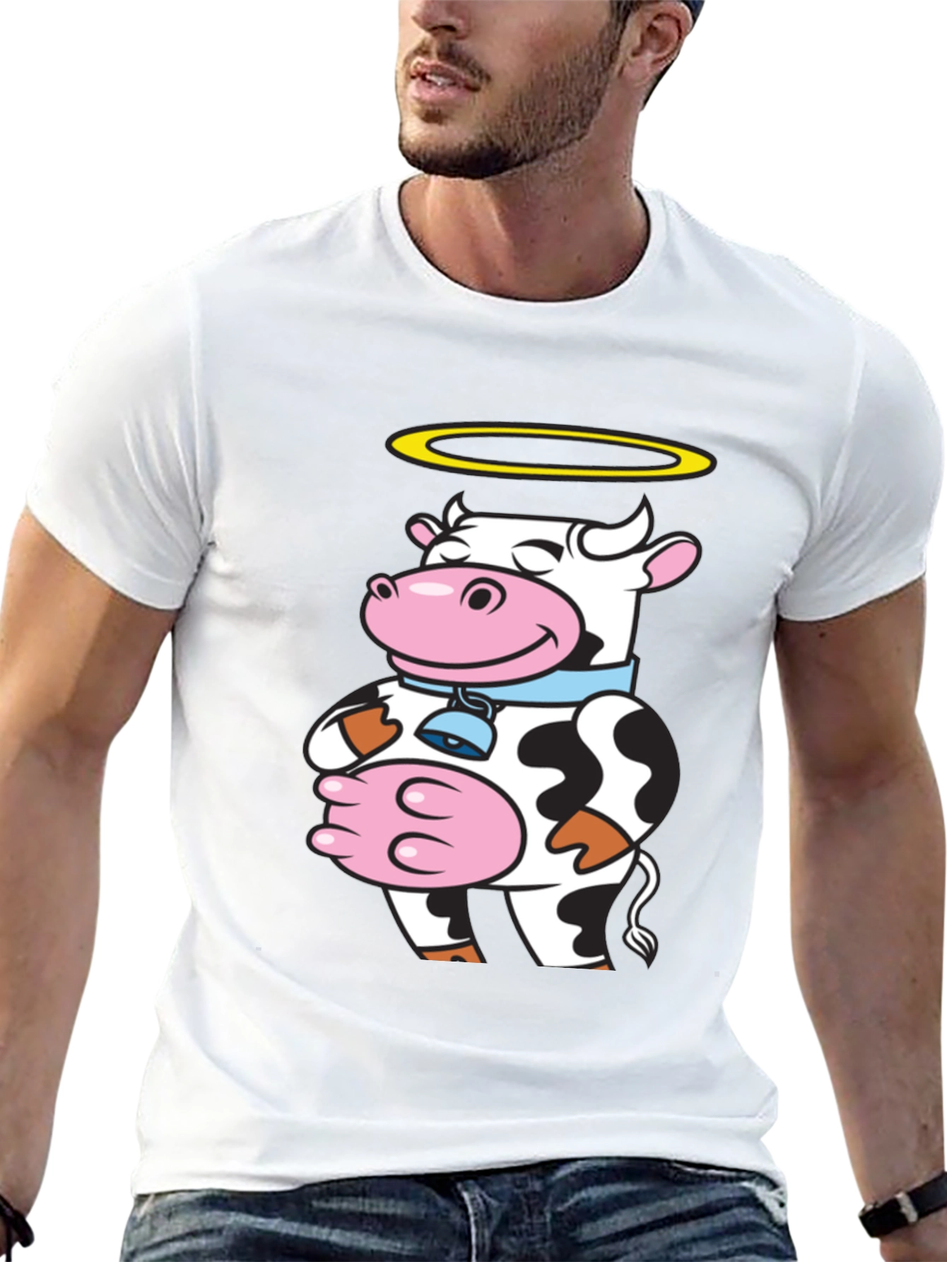 Holy Cow Graphic Tee - Unique Novelty Shirt