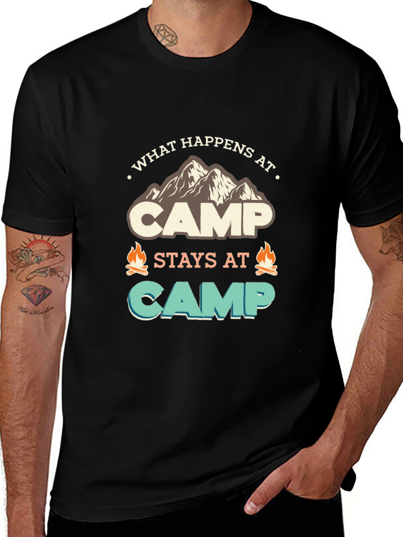 Camp What Happens Stays At Camp T-Shirt