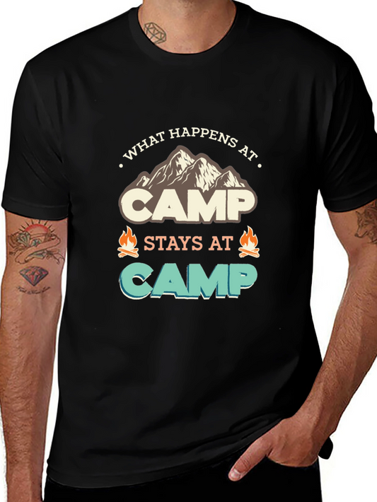 Camp What Happens Stays At Camp T-Shirt