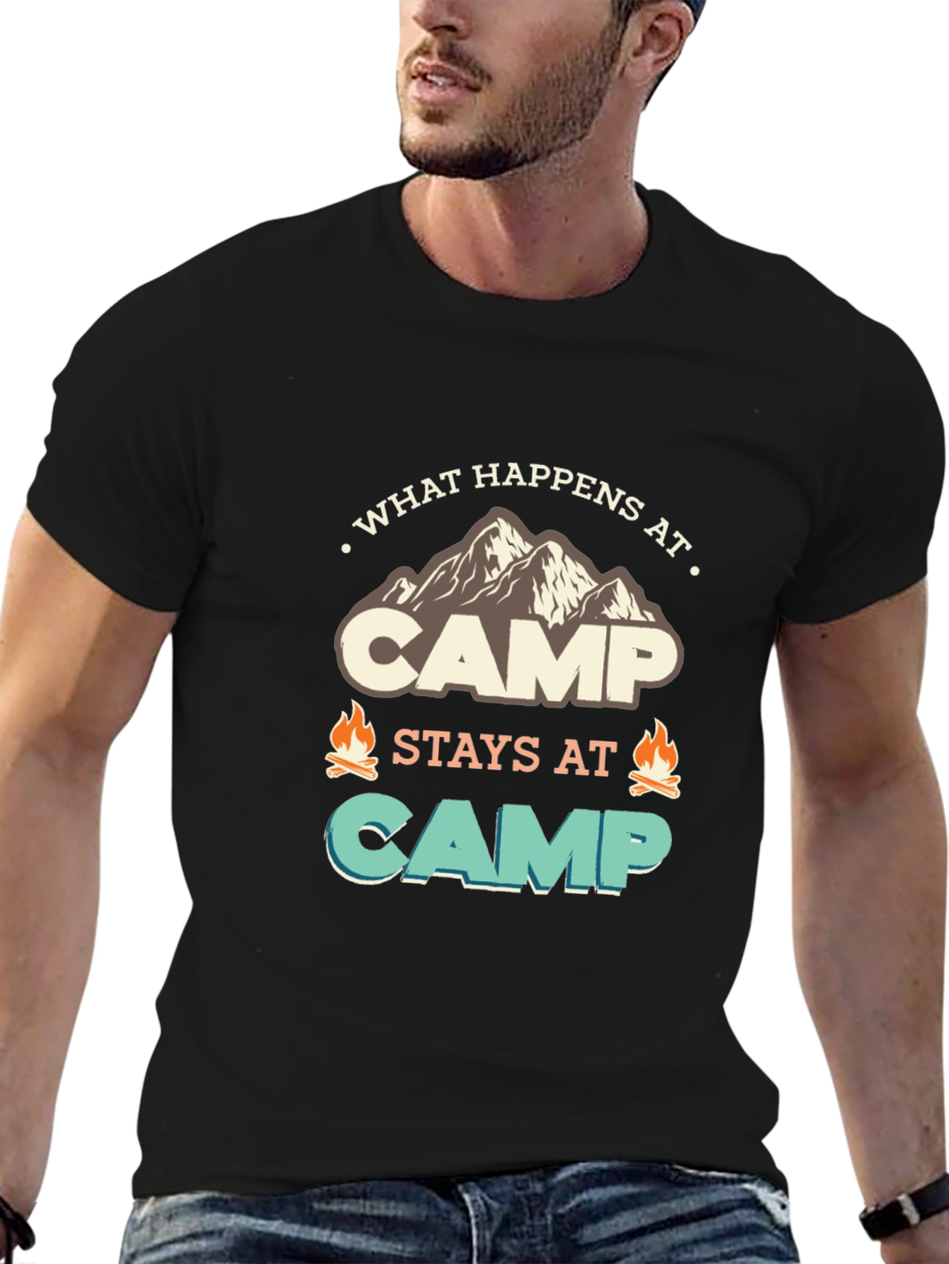 Camp What Happens Stays At Camp T-Shirt