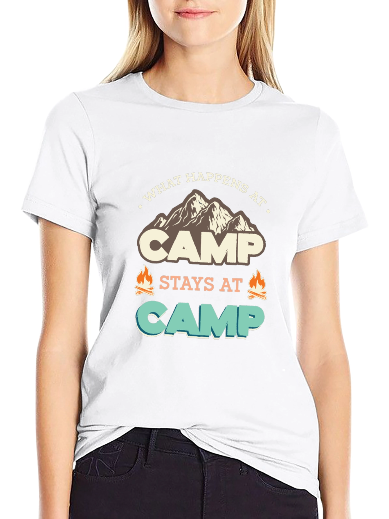 Camp What Happens Stays At Camp T-Shirt