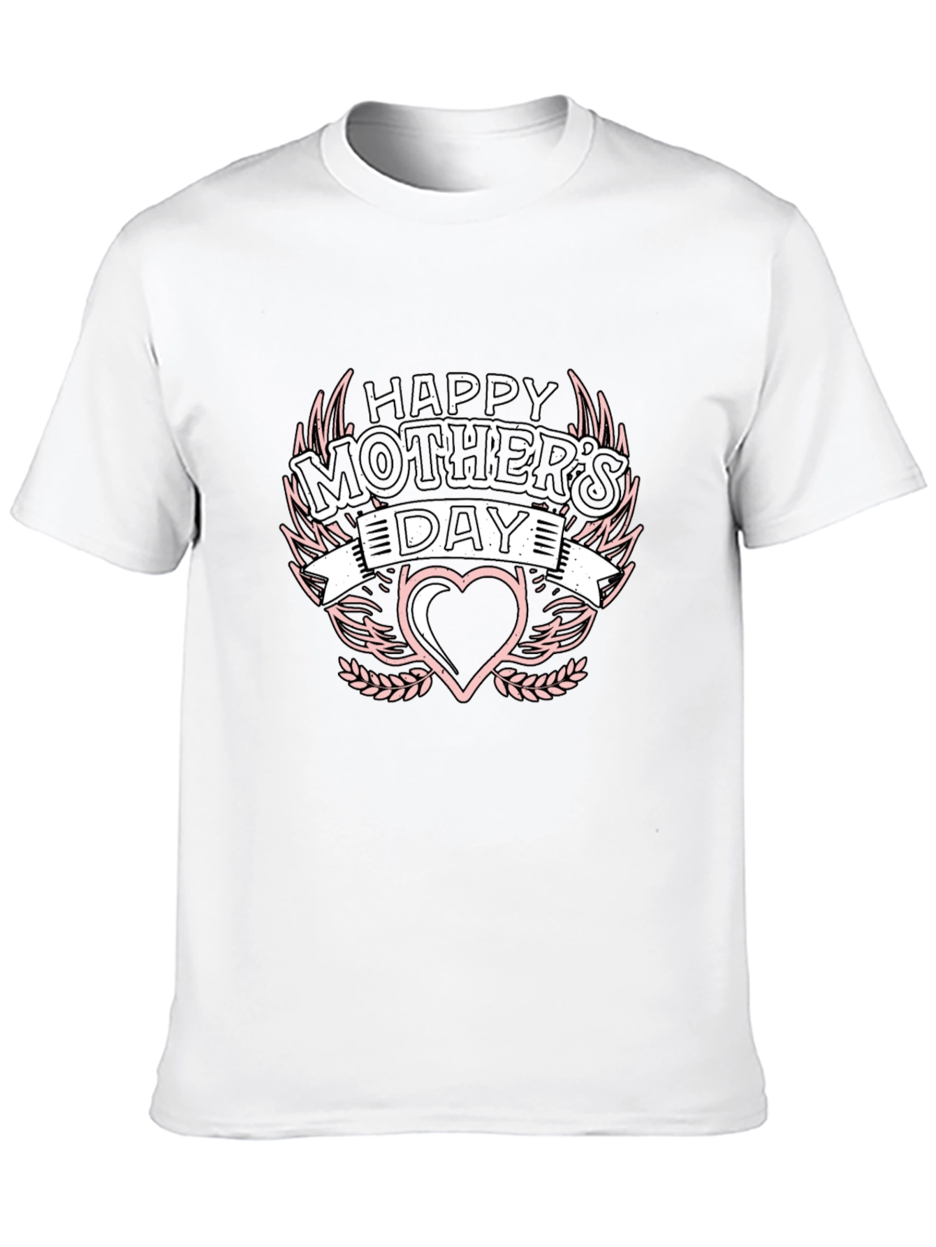 Happy Mothers Day Graphic T-Shirt - Black