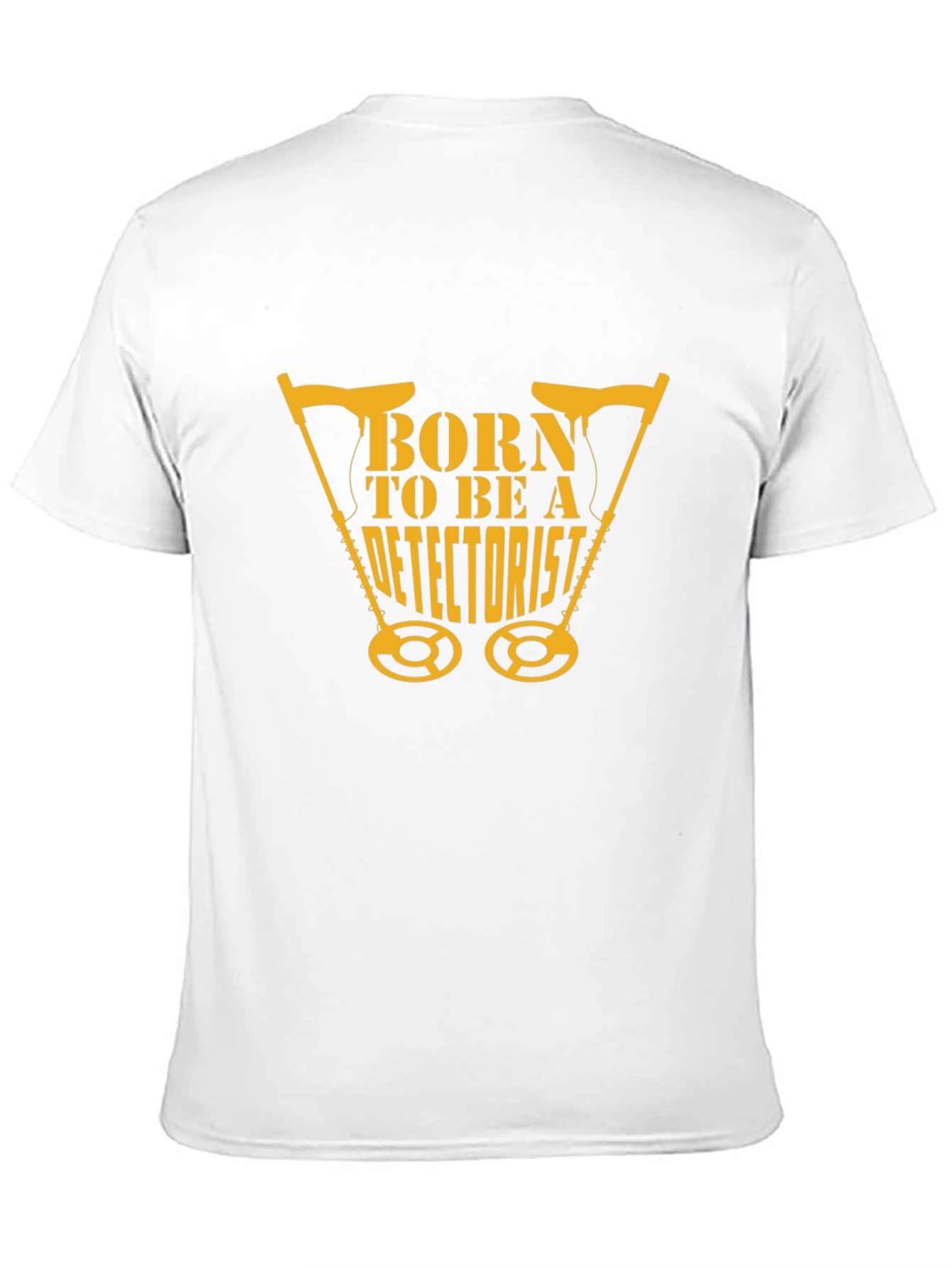 Born To Be A Detectorist Black T-Shirt