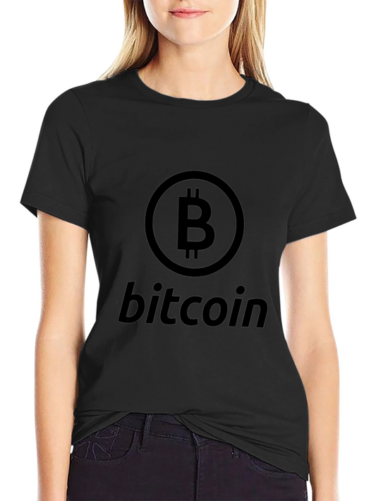 Bitcoin Crypto Black Graphic T-Shirt
