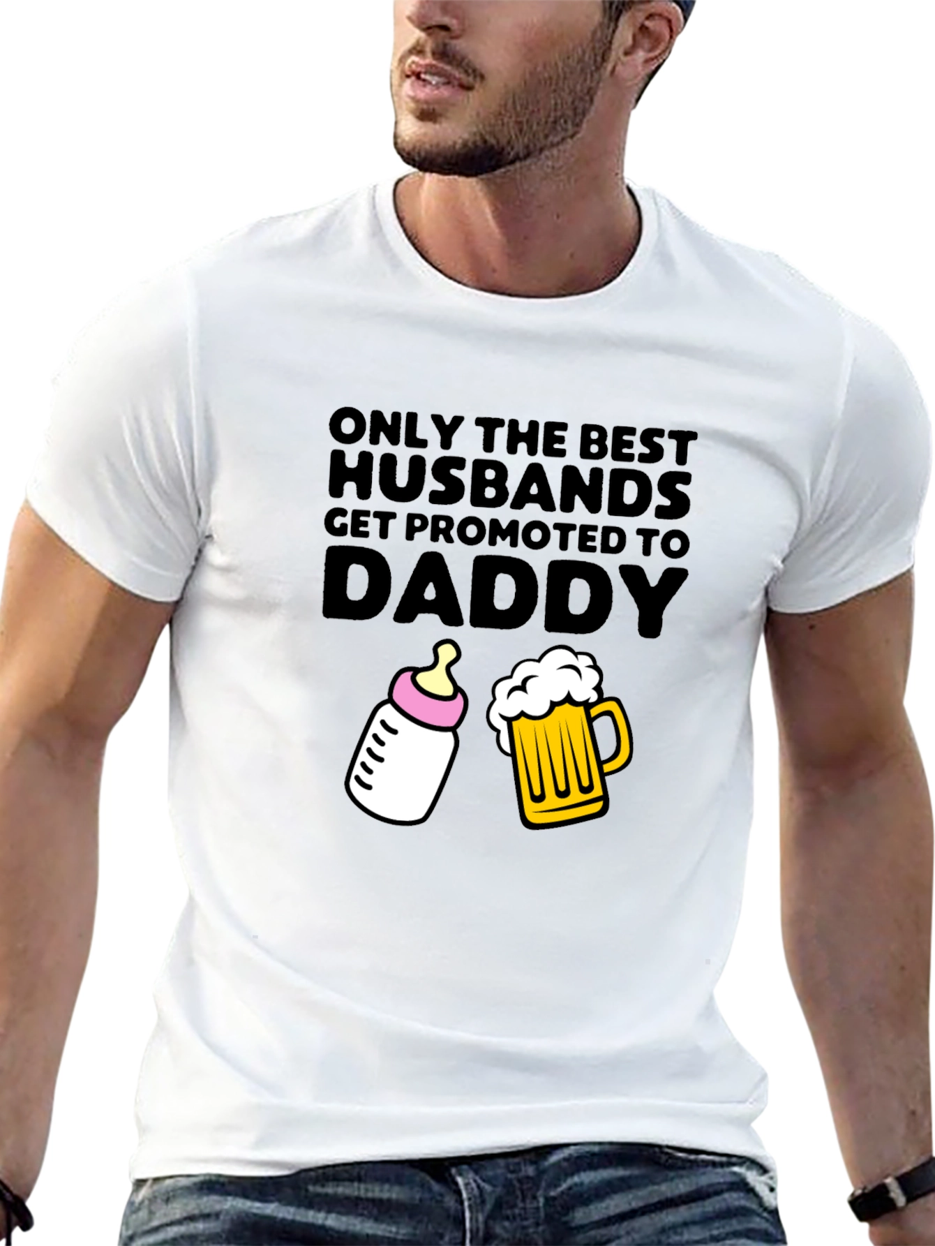 Best Husbands Get Promoted to Daddy T-Shirt