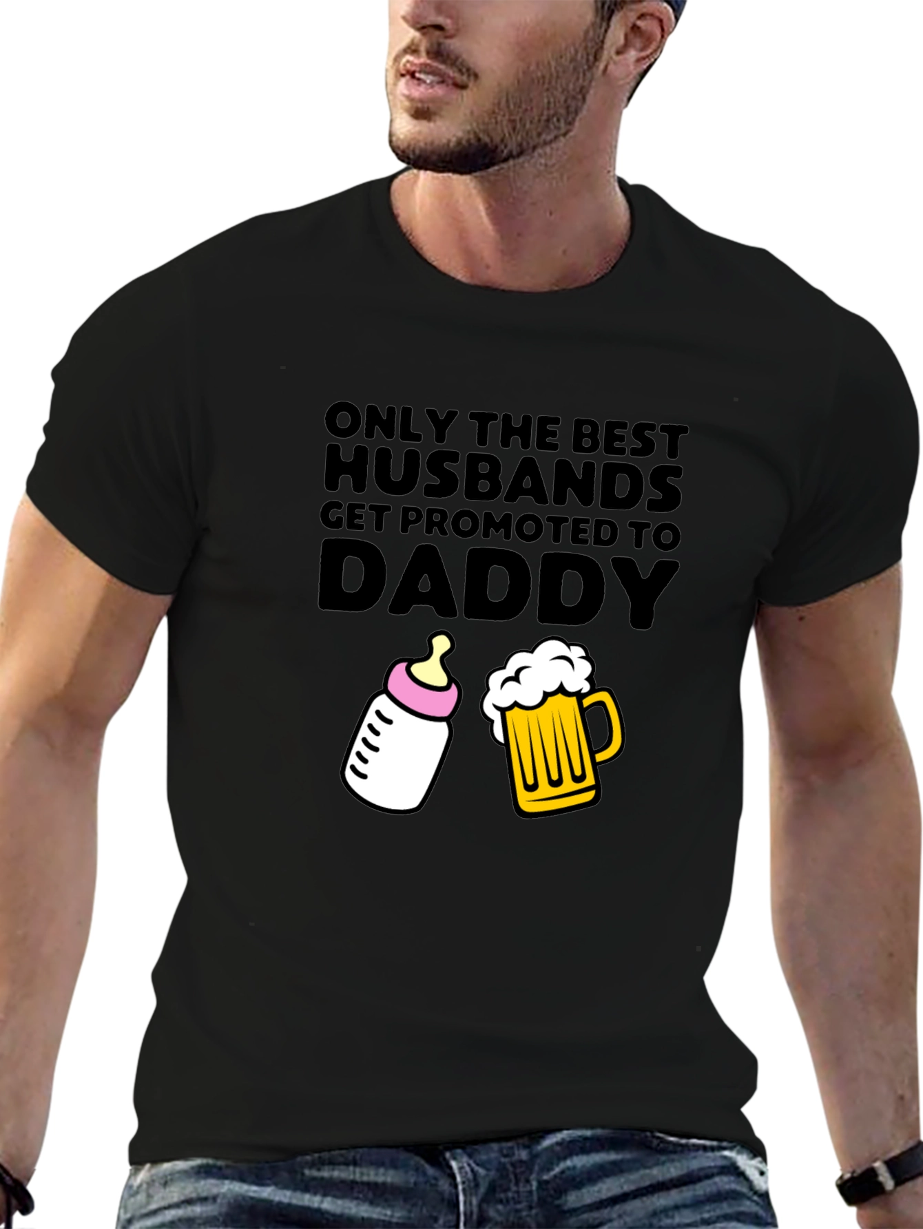 Best Husbands Get Promoted to Daddy T-Shirt