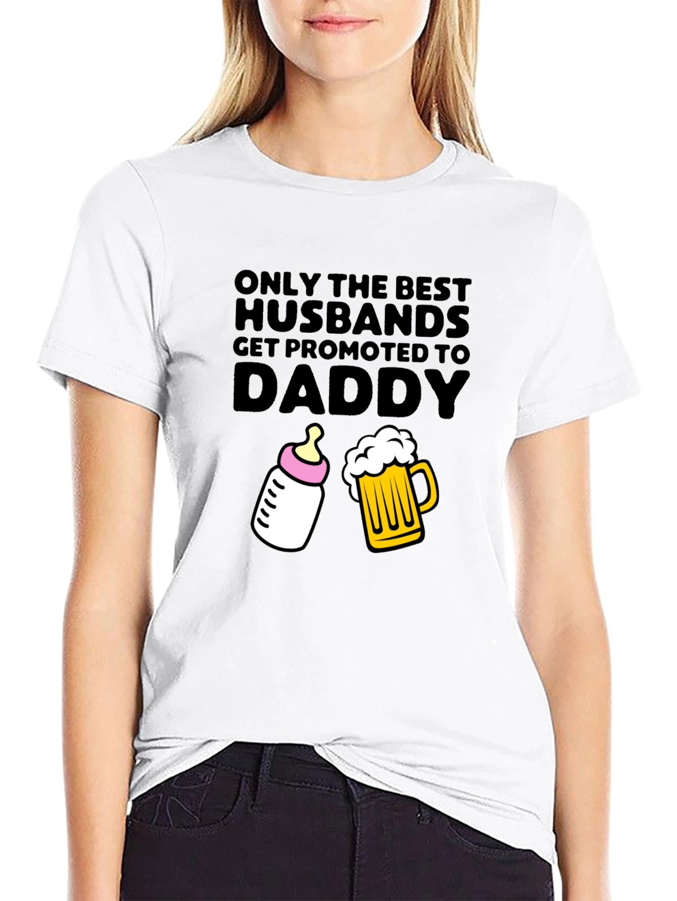 Best Husbands Get Promoted to Daddy T-Shirt
