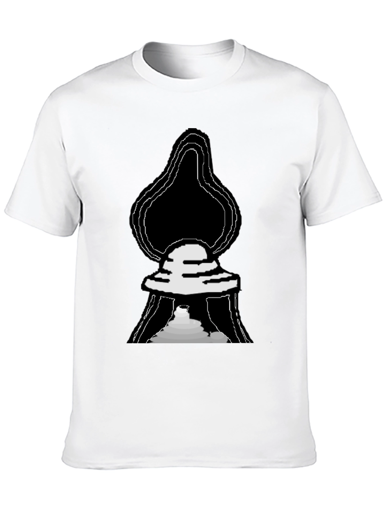 Black UFO Graphic T-Shirt