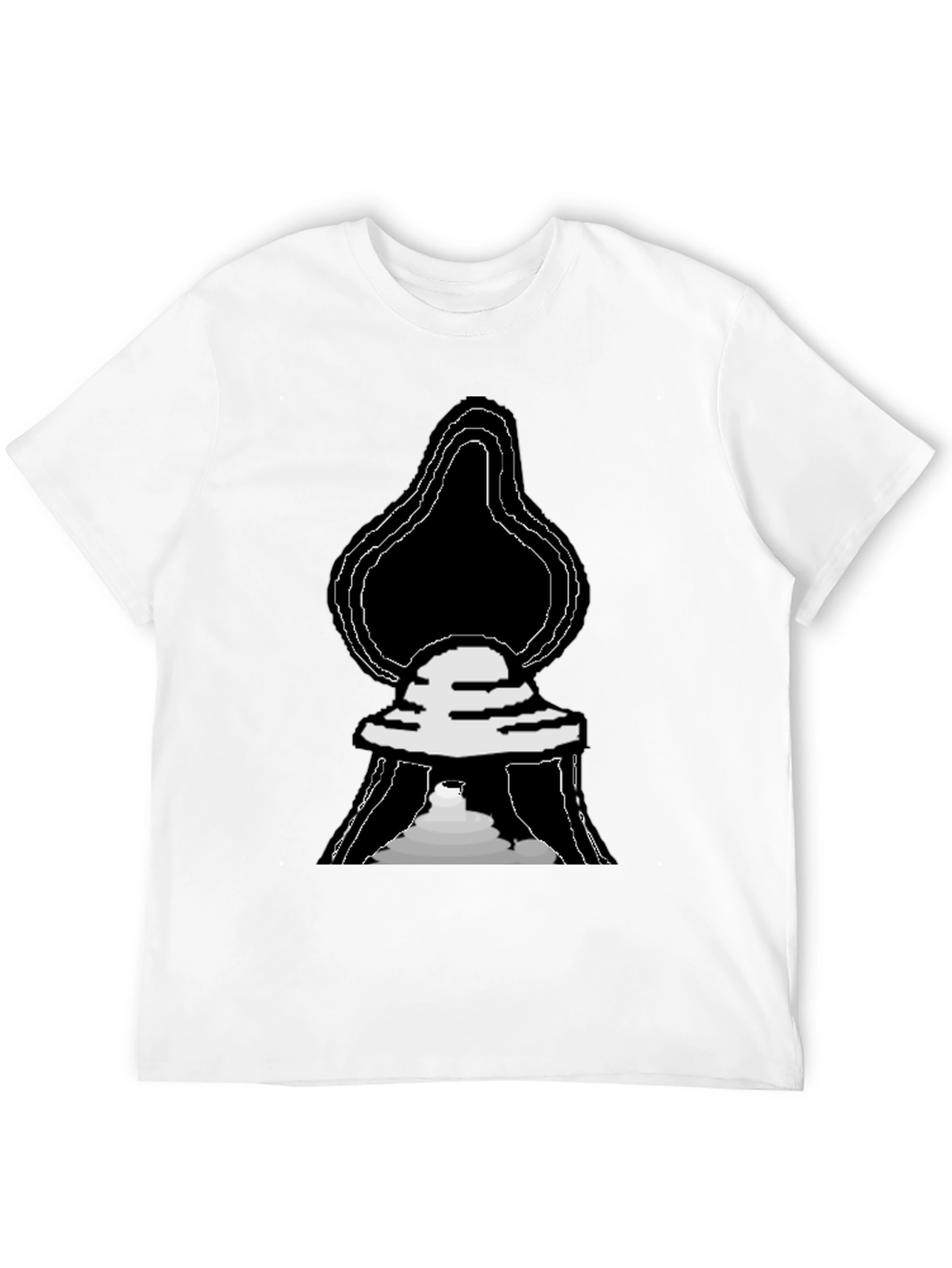 Black UFO Graphic T-Shirt