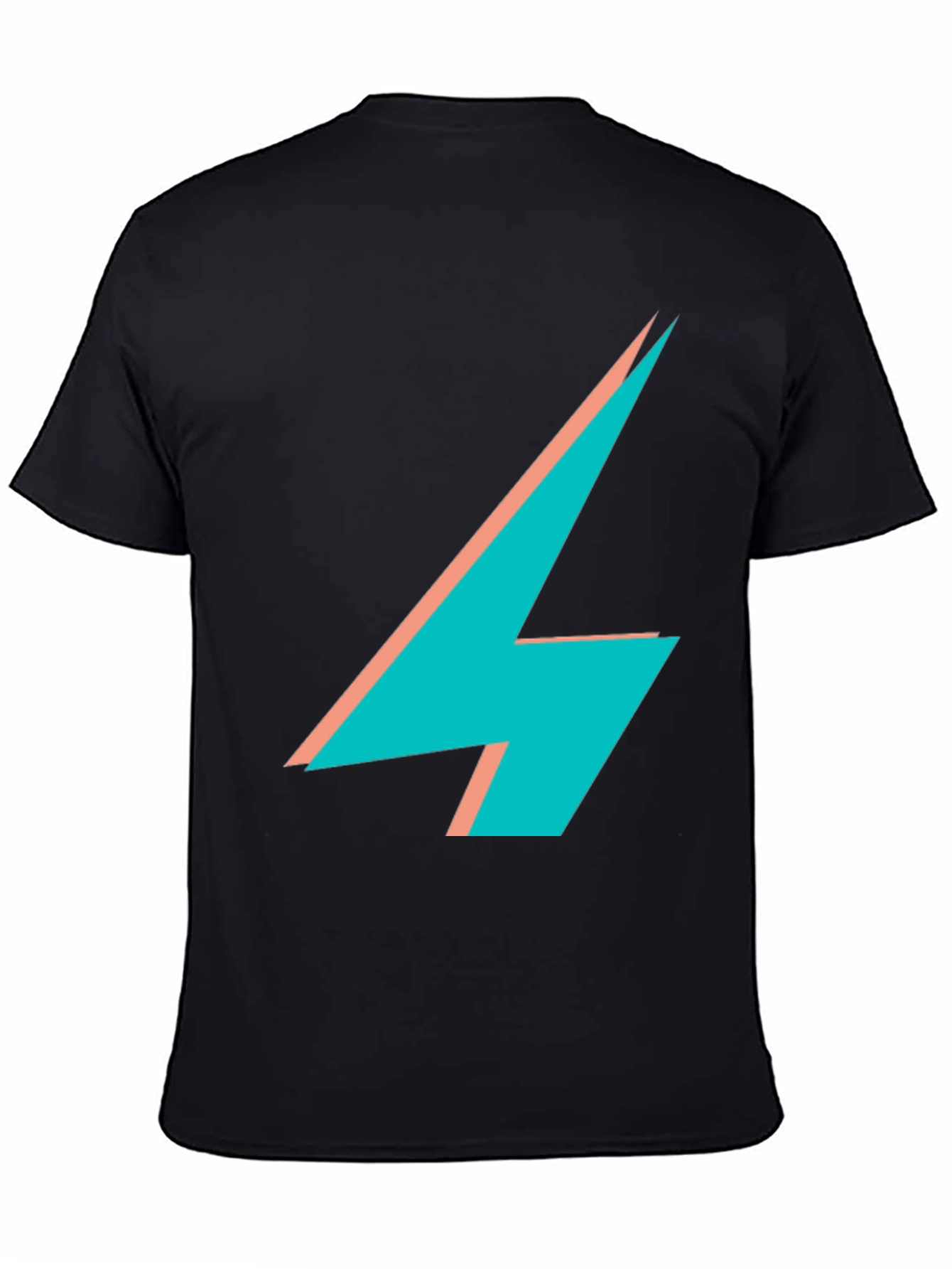 Bold Lightning Bolt Graphic Tee - Modern Casual Style