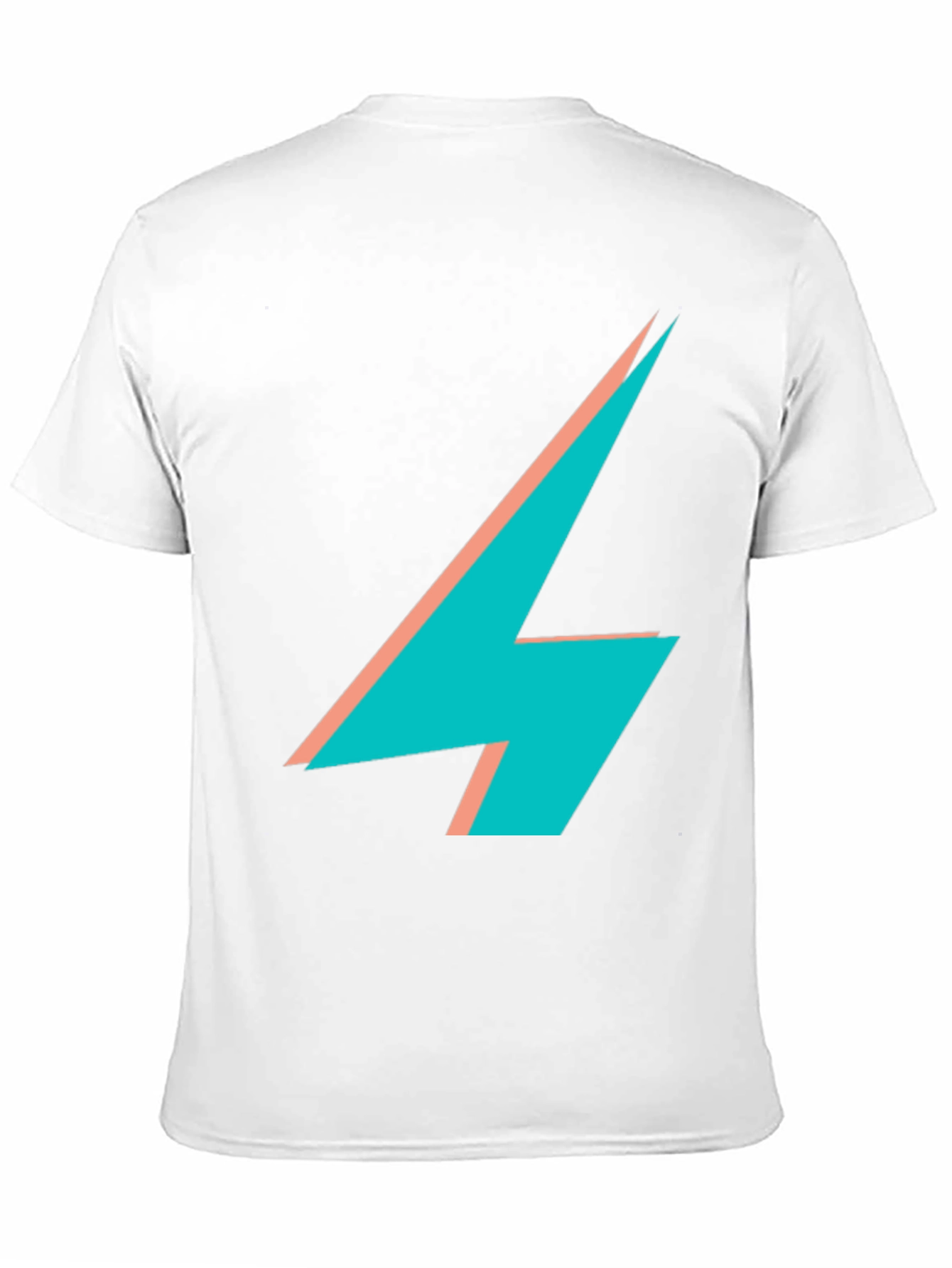 Bold Lightning Bolt Graphic Tee - Modern Casual Style