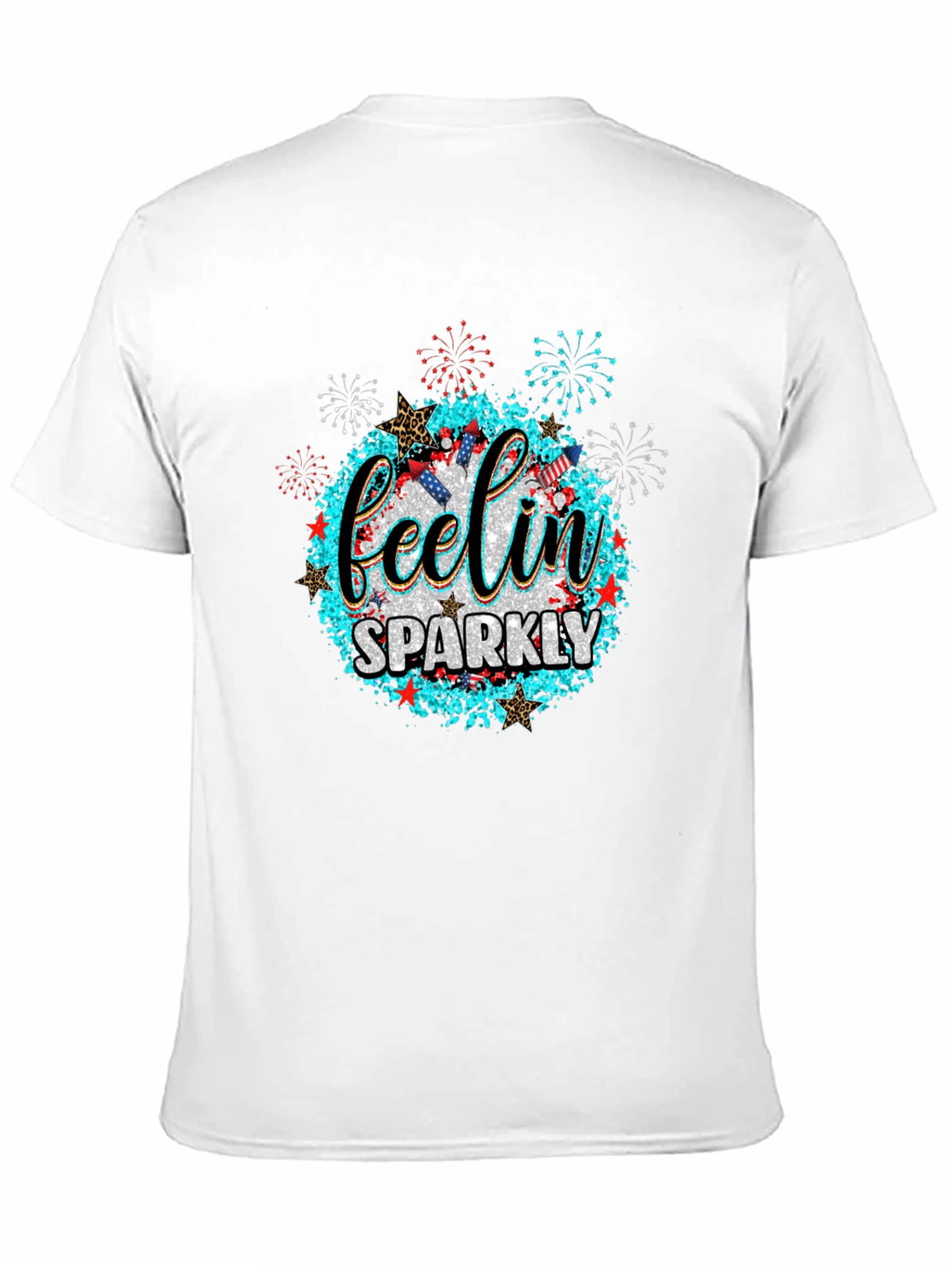 Feelin Sparkly Patriotic Graphic Tee