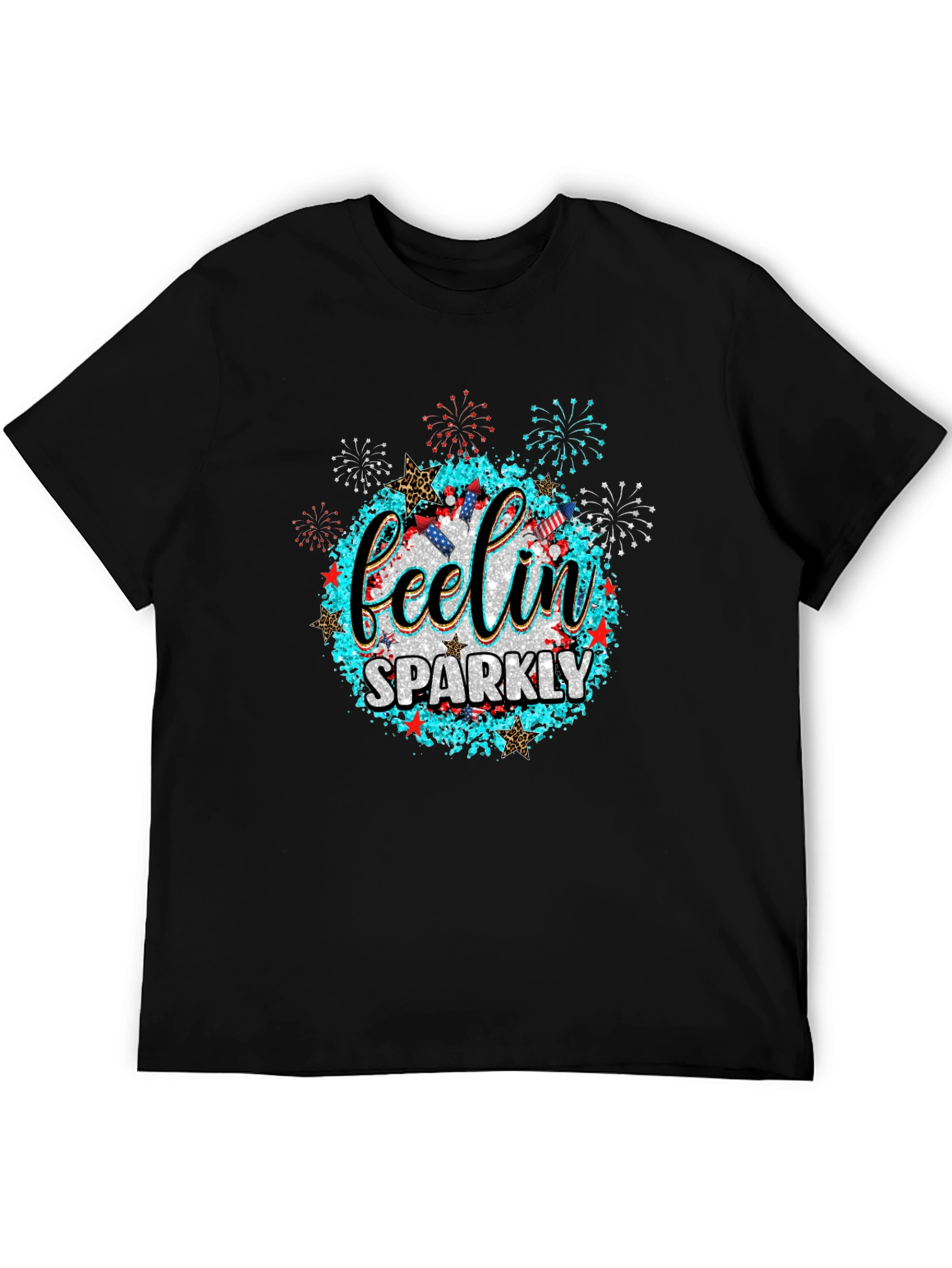 Feelin Sparkly Patriotic Graphic Tee