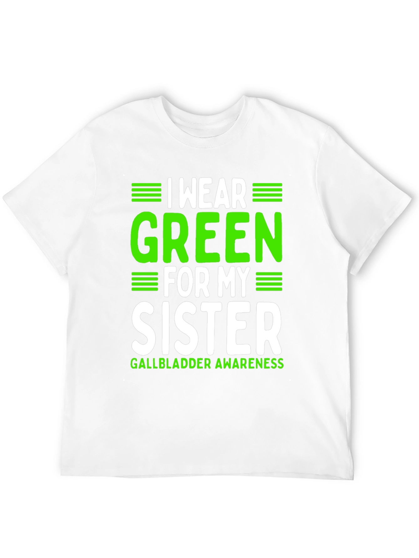 Green Sister Gallbladder Awareness T-Shirt