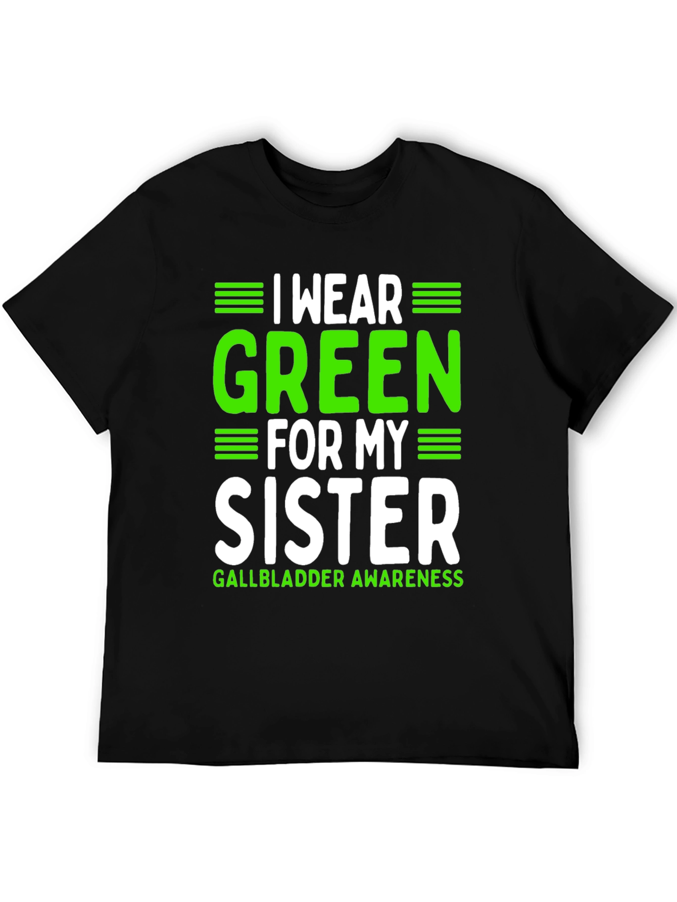 Green Sister Gallbladder Awareness T-Shirt
