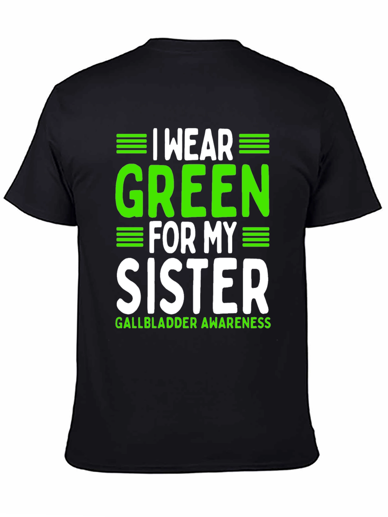 Green Sister Gallbladder Awareness T-Shirt