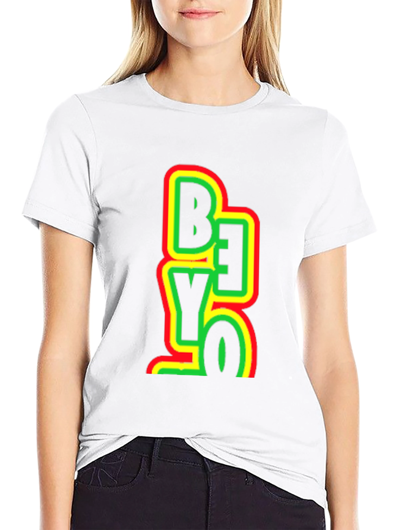 Rasta Be Yo Graphic Print Black T-Shirt