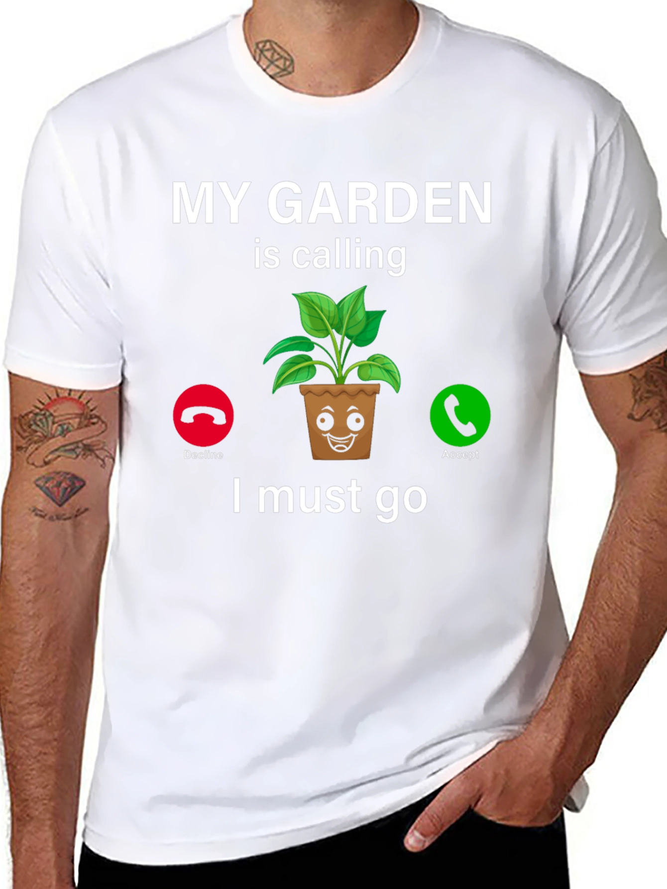 My Garden Is Calling T-Shirt - Gardener Tee