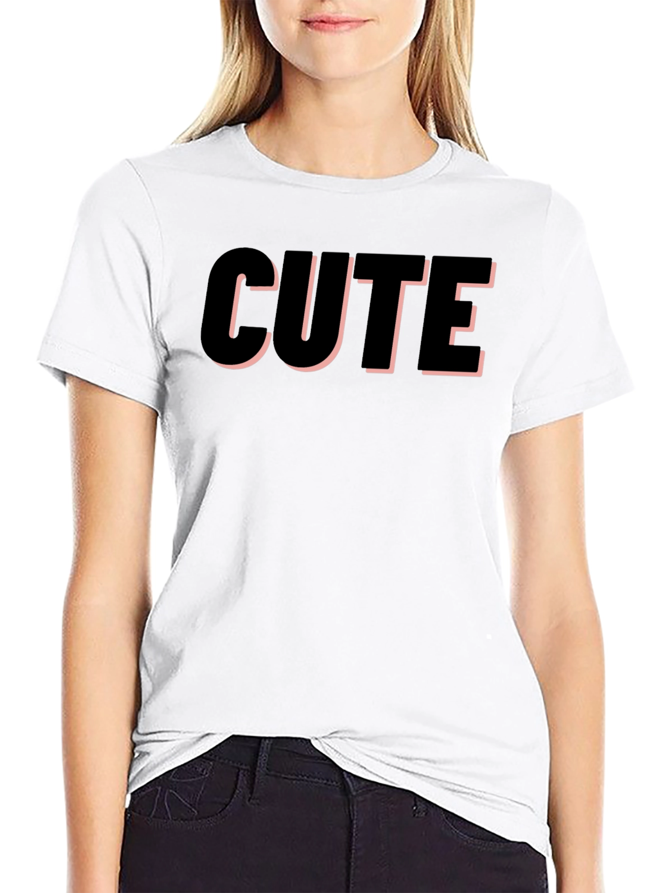 Cute Graphic Print T-Shirt - Stylish Everyday Wear