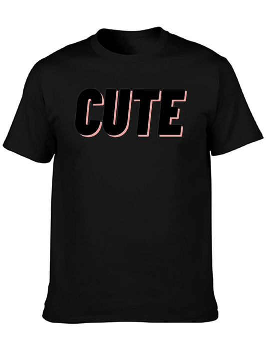 Cute Graphic Print T-Shirt - Stylish Everyday Wear