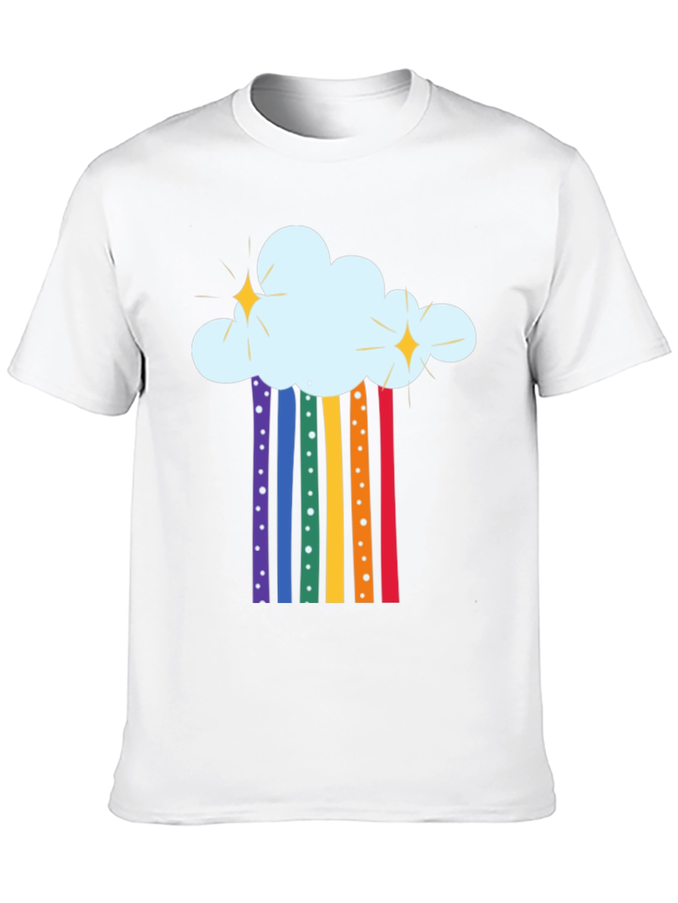 Rainbow Cloud T-Shirt - Stylish & Fun