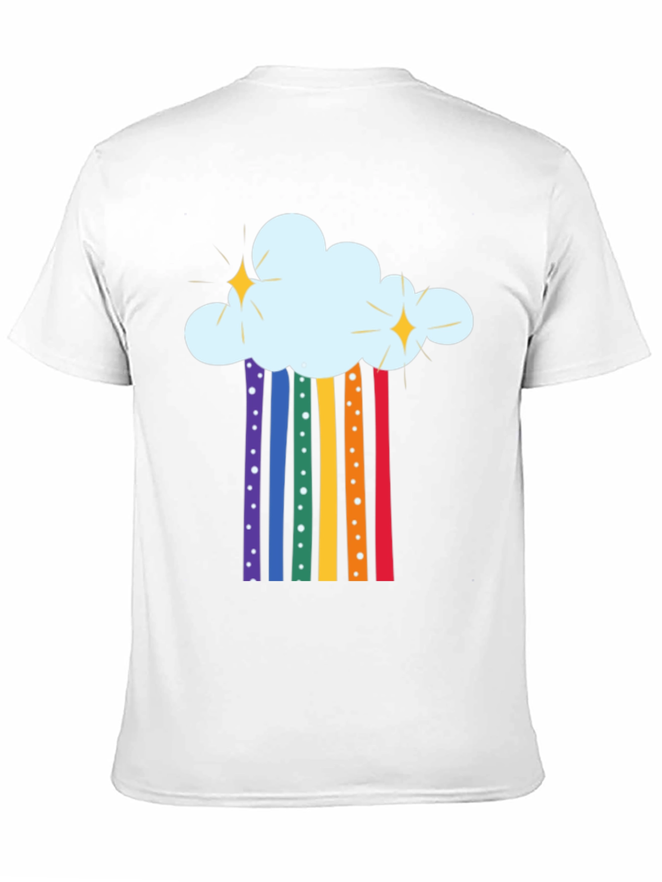 Rainbow Cloud T-Shirt - Stylish & Fun
