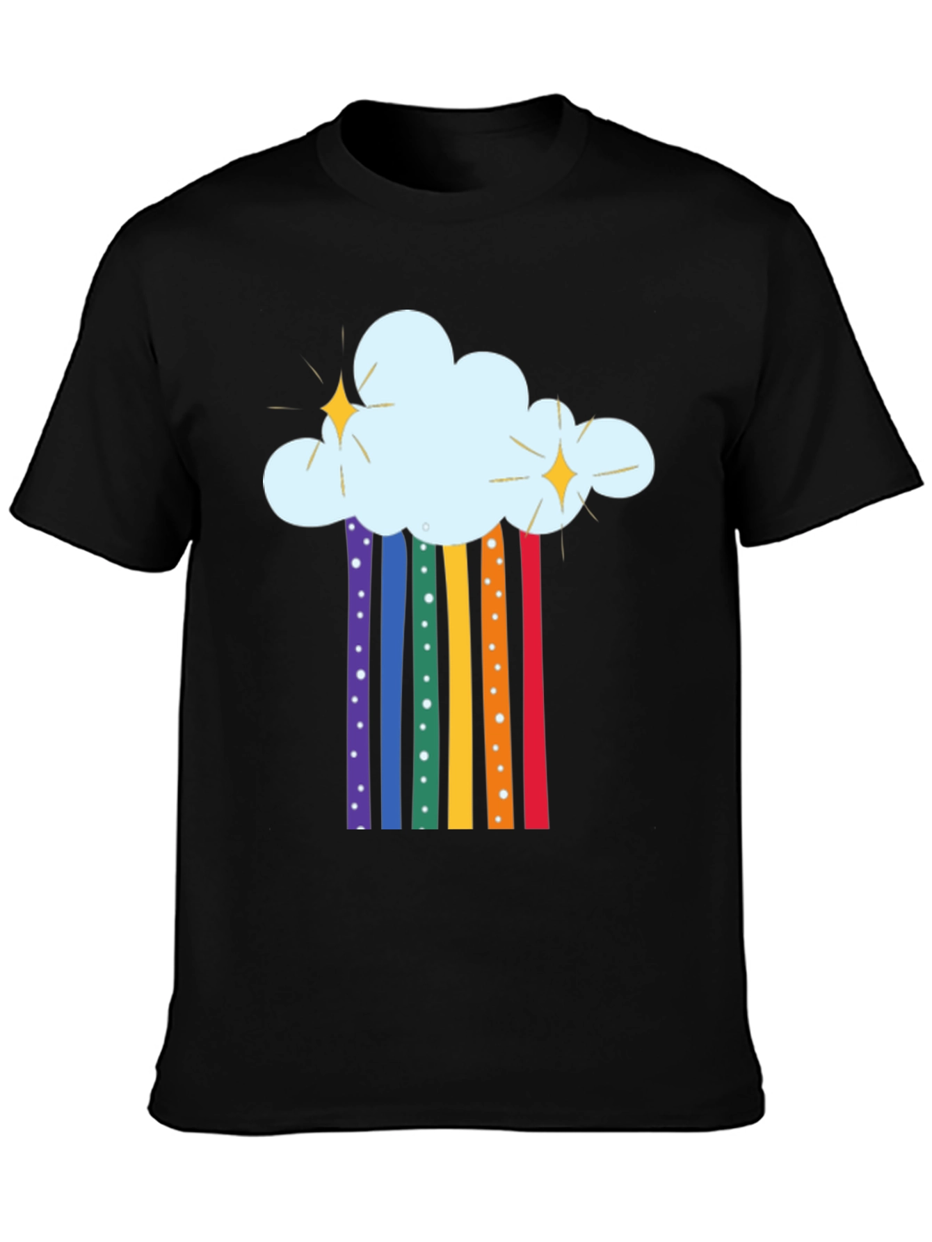 Rainbow Cloud T-Shirt - Stylish & Fun