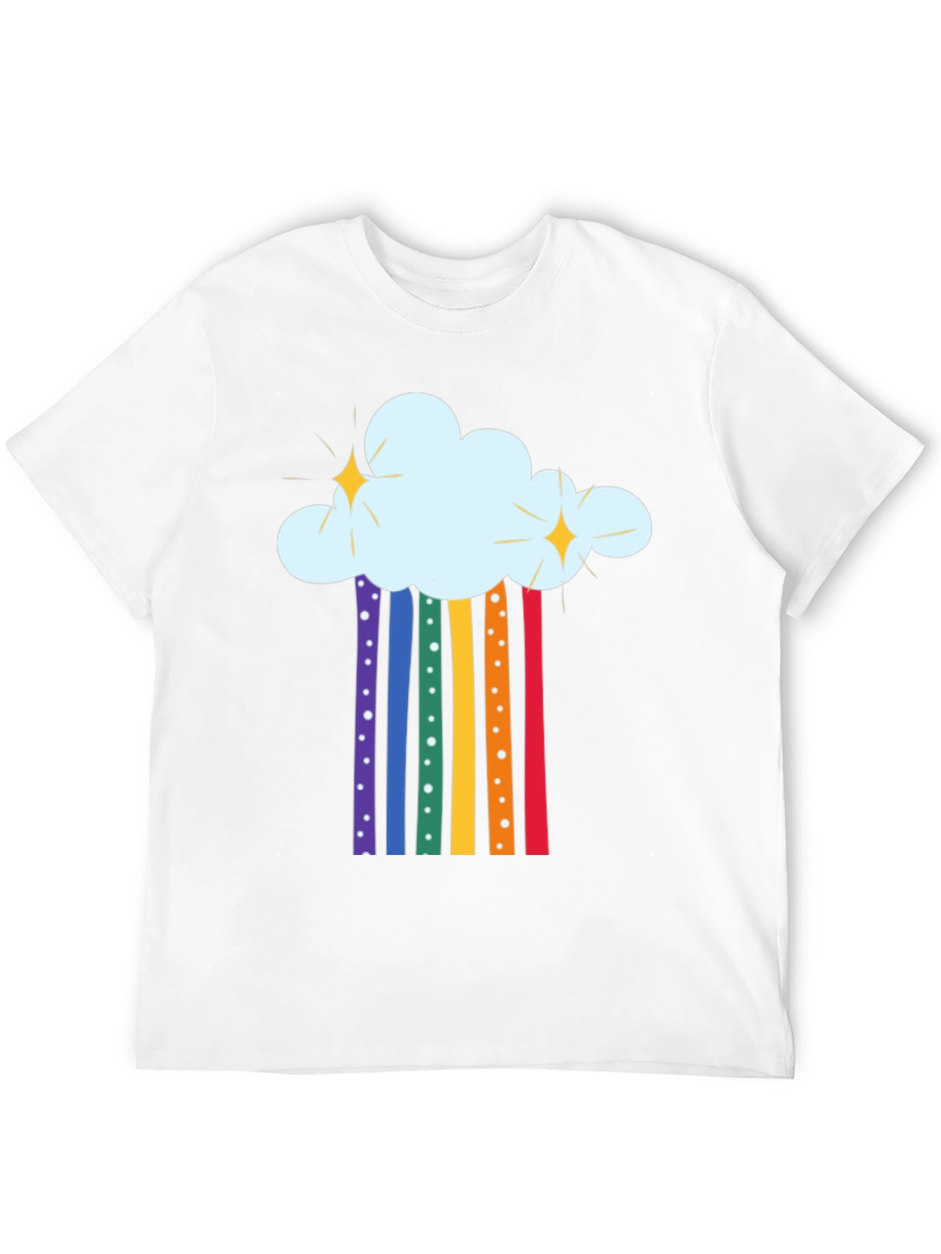 Rainbow Cloud T-Shirt - Stylish & Fun