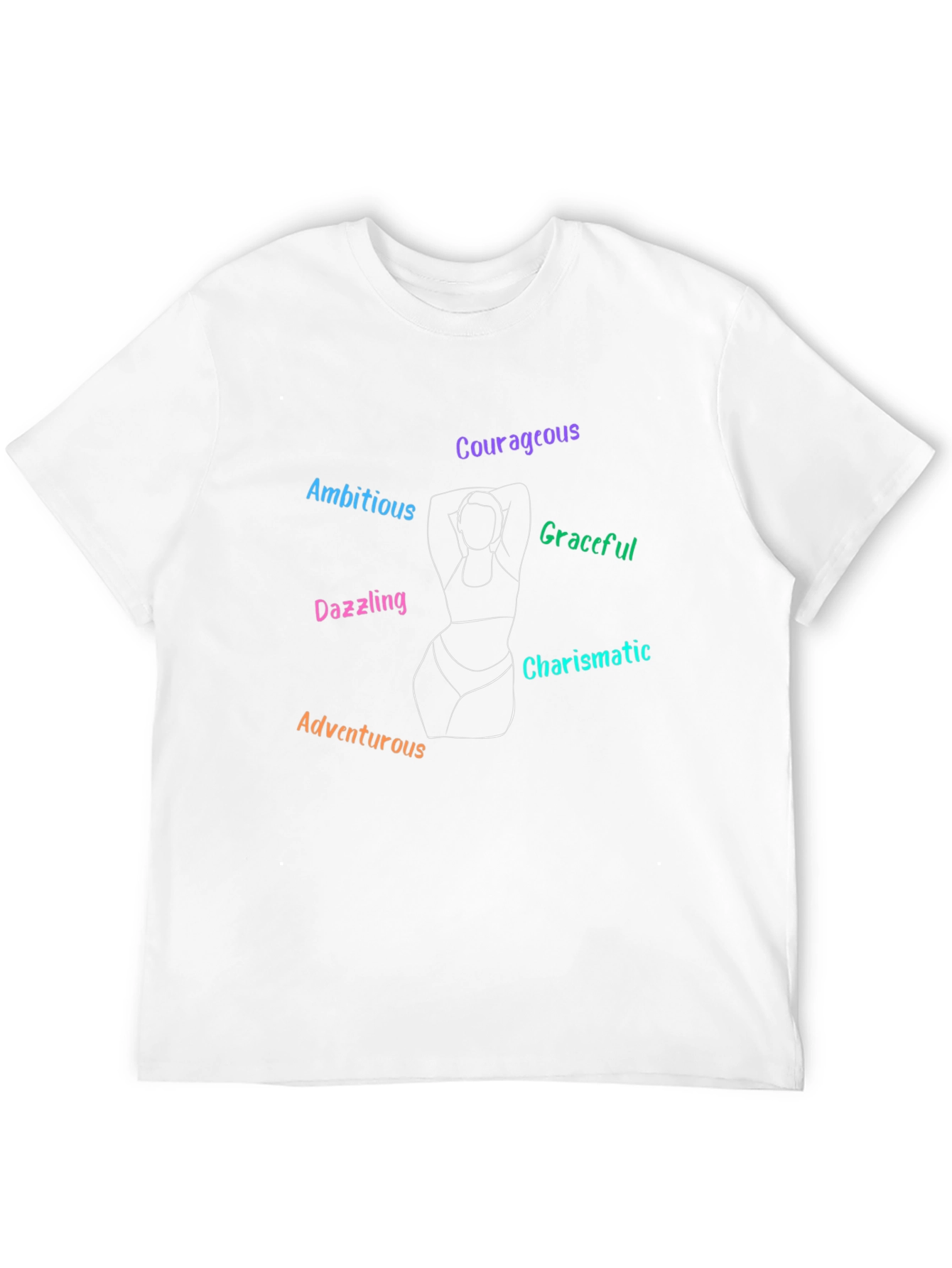 Empowered Woman Graphic T-Shirt -  Confident and Chic