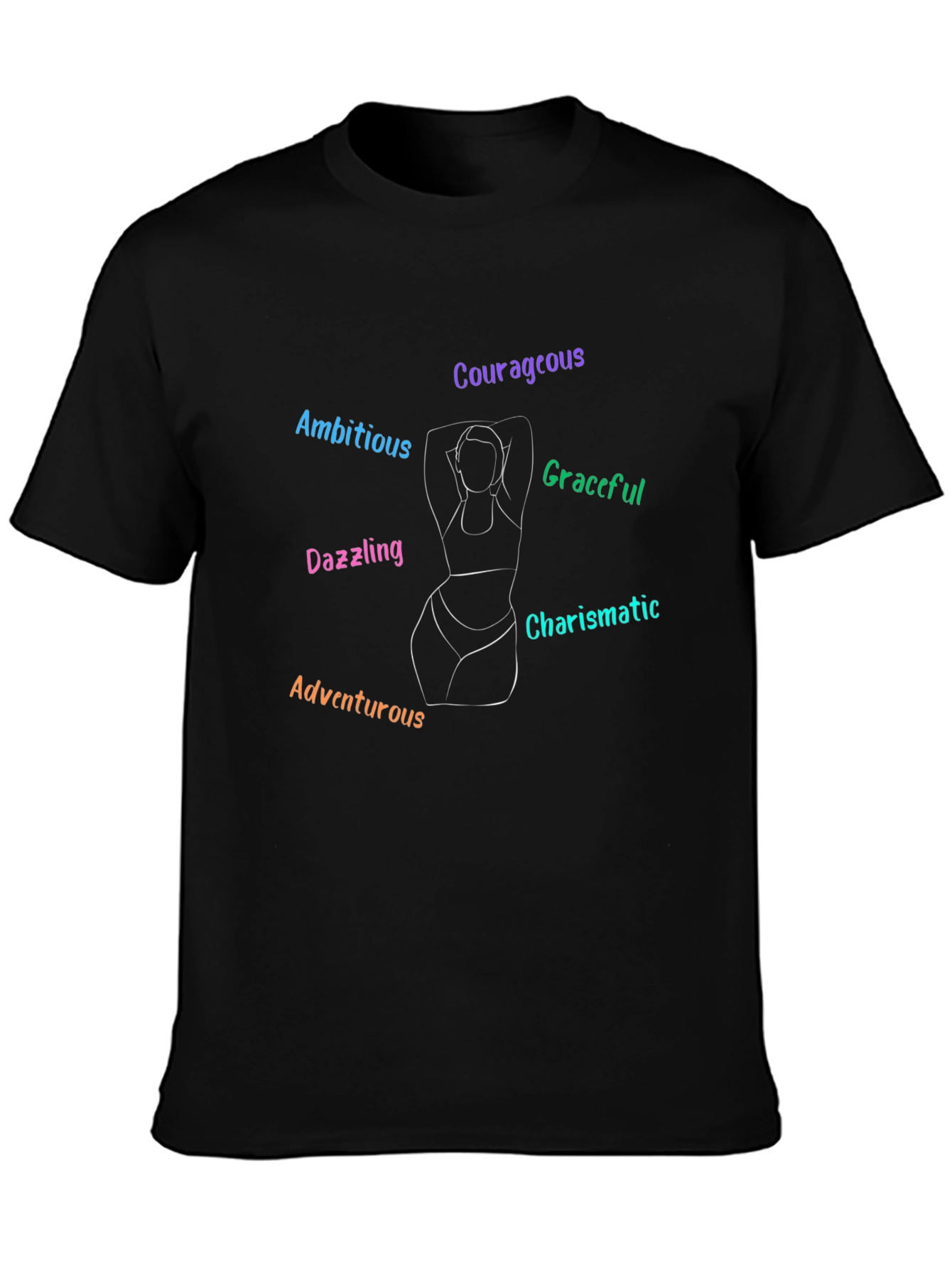 Empowered Woman Graphic T-Shirt -  Confident and Chic