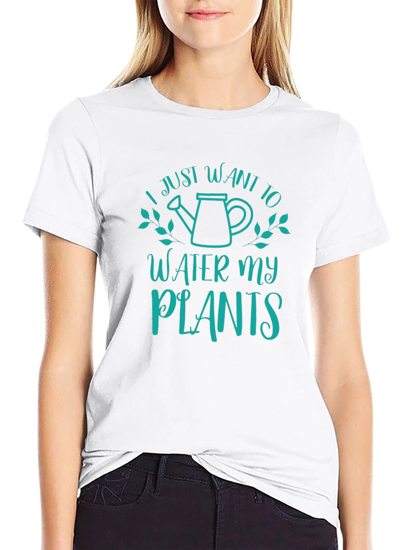I Just Want To Water My Plants Graphic Tee