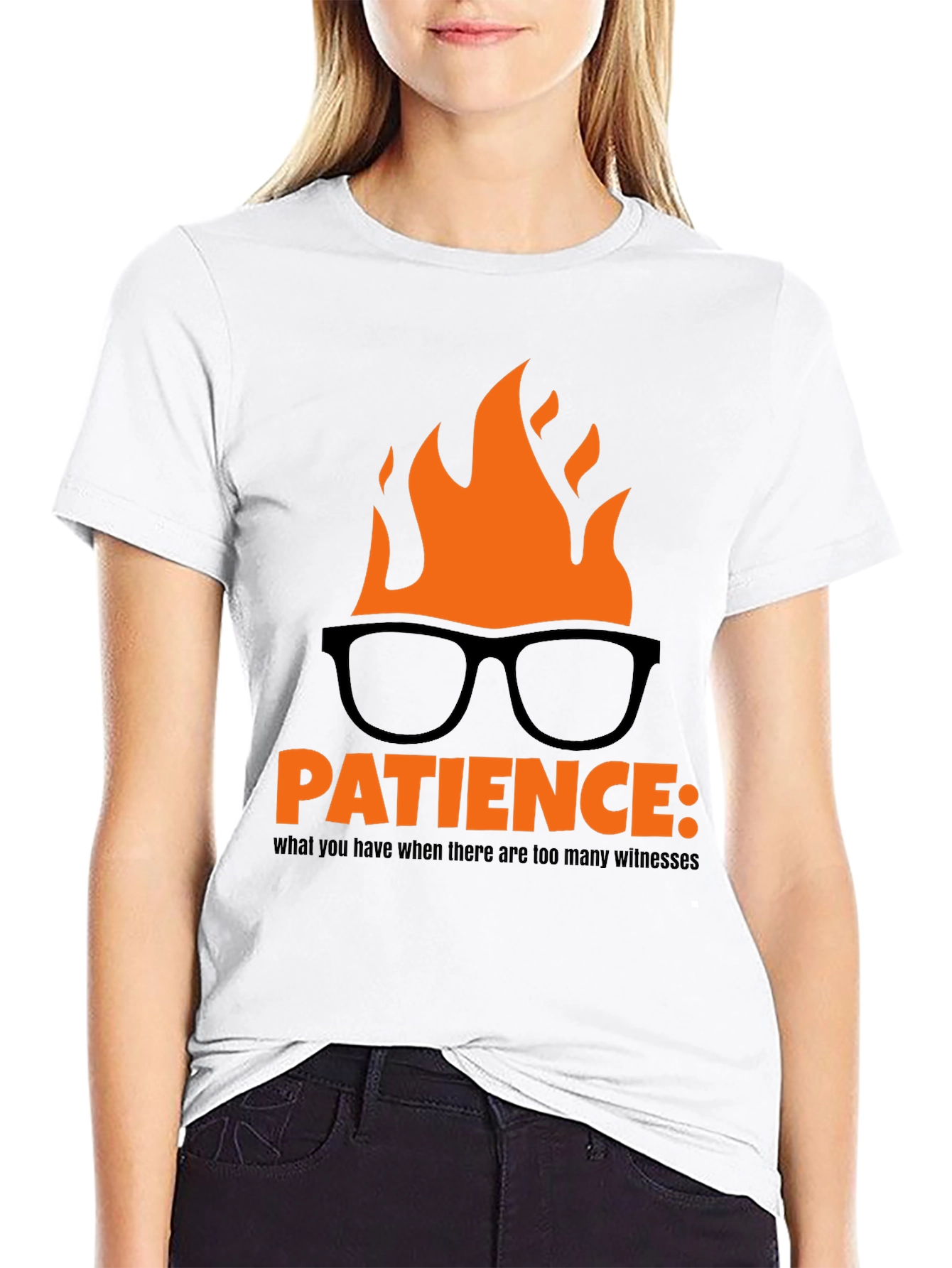 Patience Burning Humor T-Shirt