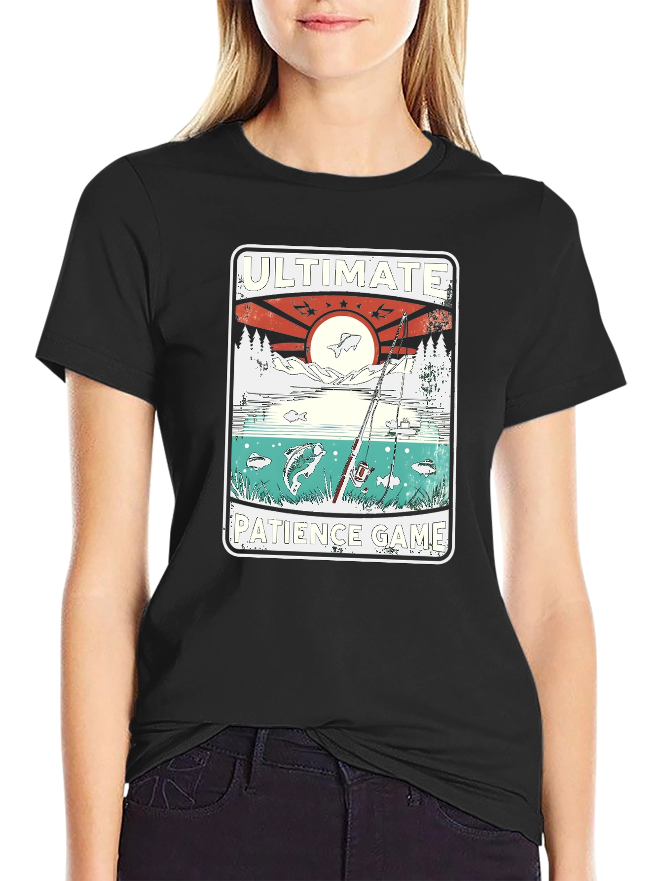 Ultimate Patience Game Fishing T-Shirt