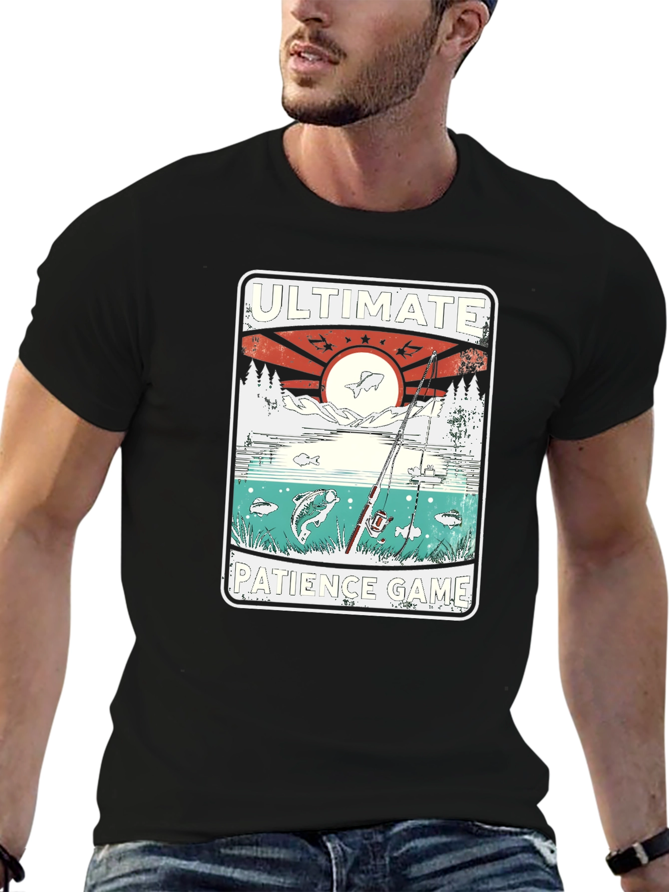Ultimate Patience Game Fishing T-Shirt