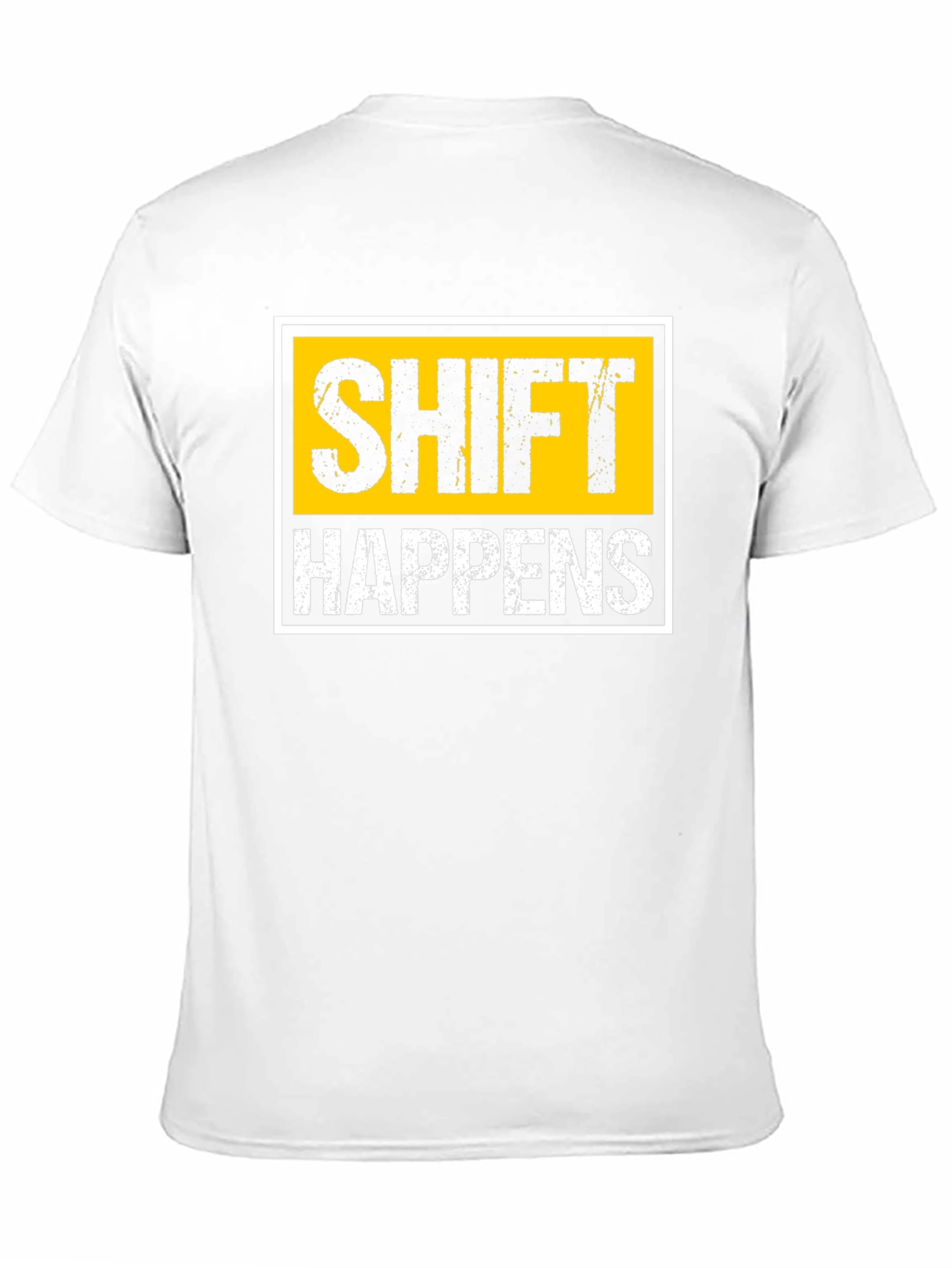 Shift Happens Graphic T-Shirt - Black Cotton Tee