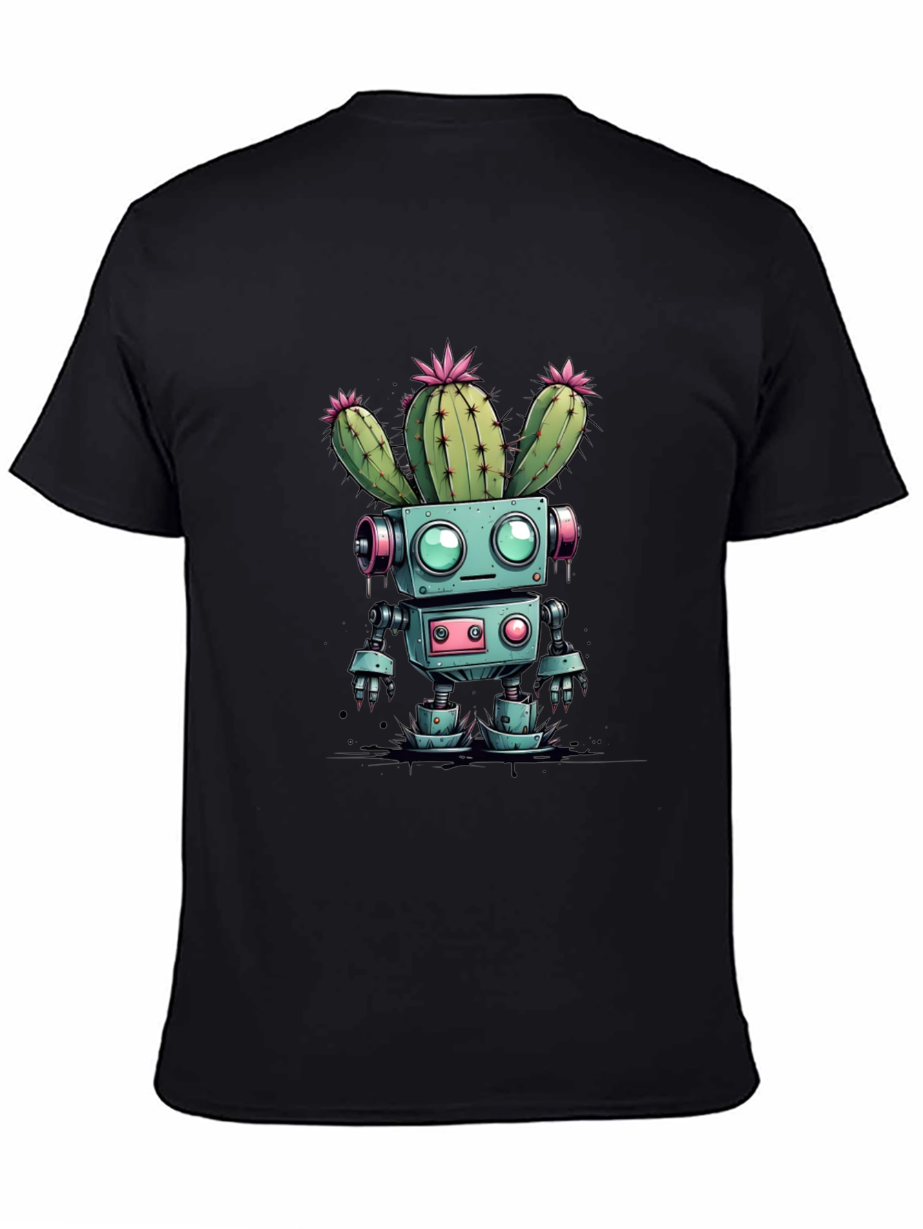 Cactus Robot Graphic Tee