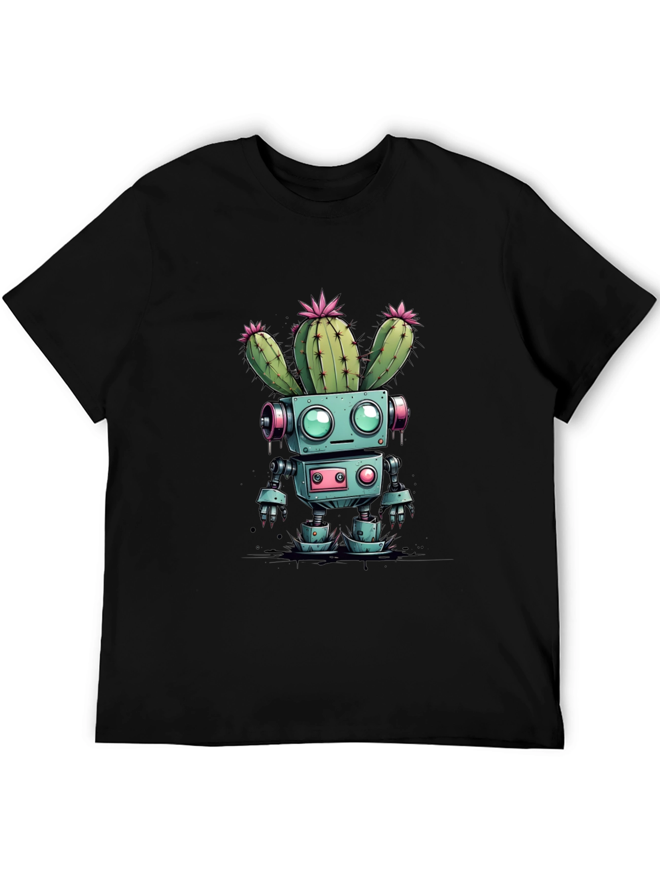 Cactus Robot Graphic Tee