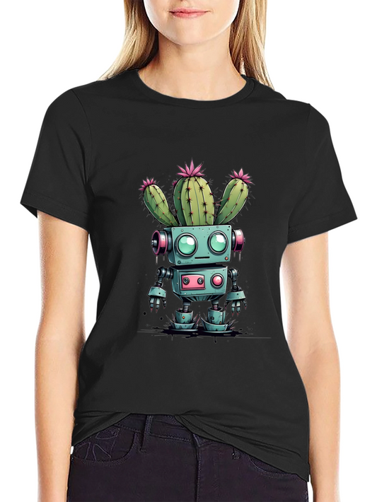 Cactus Robot Graphic Tee