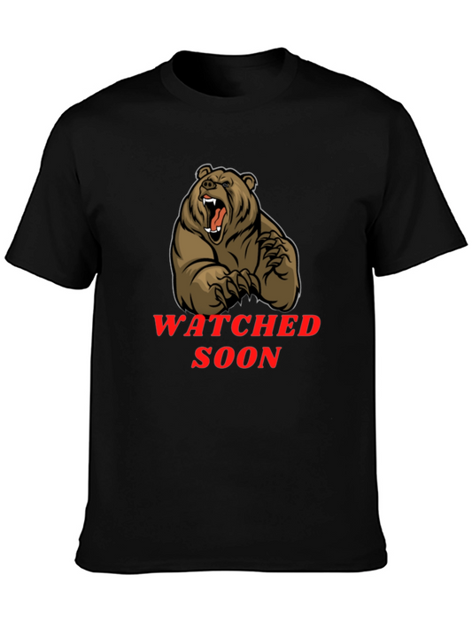 Bear T-Shirt - Watched Soon Graphic Tee